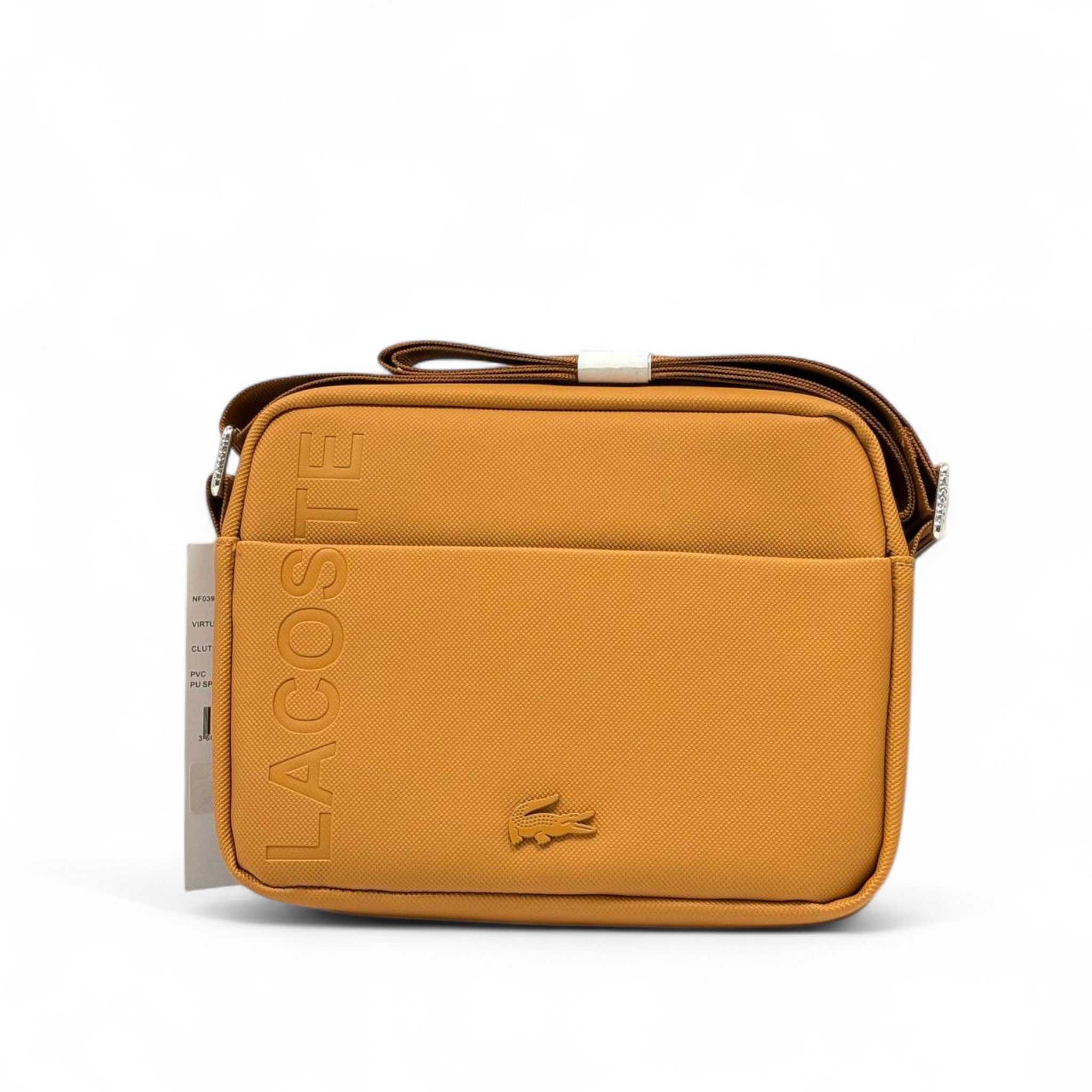 Lacoste Mustard Crossbody Bag β Bold Sophistication in Every Stitch ππ