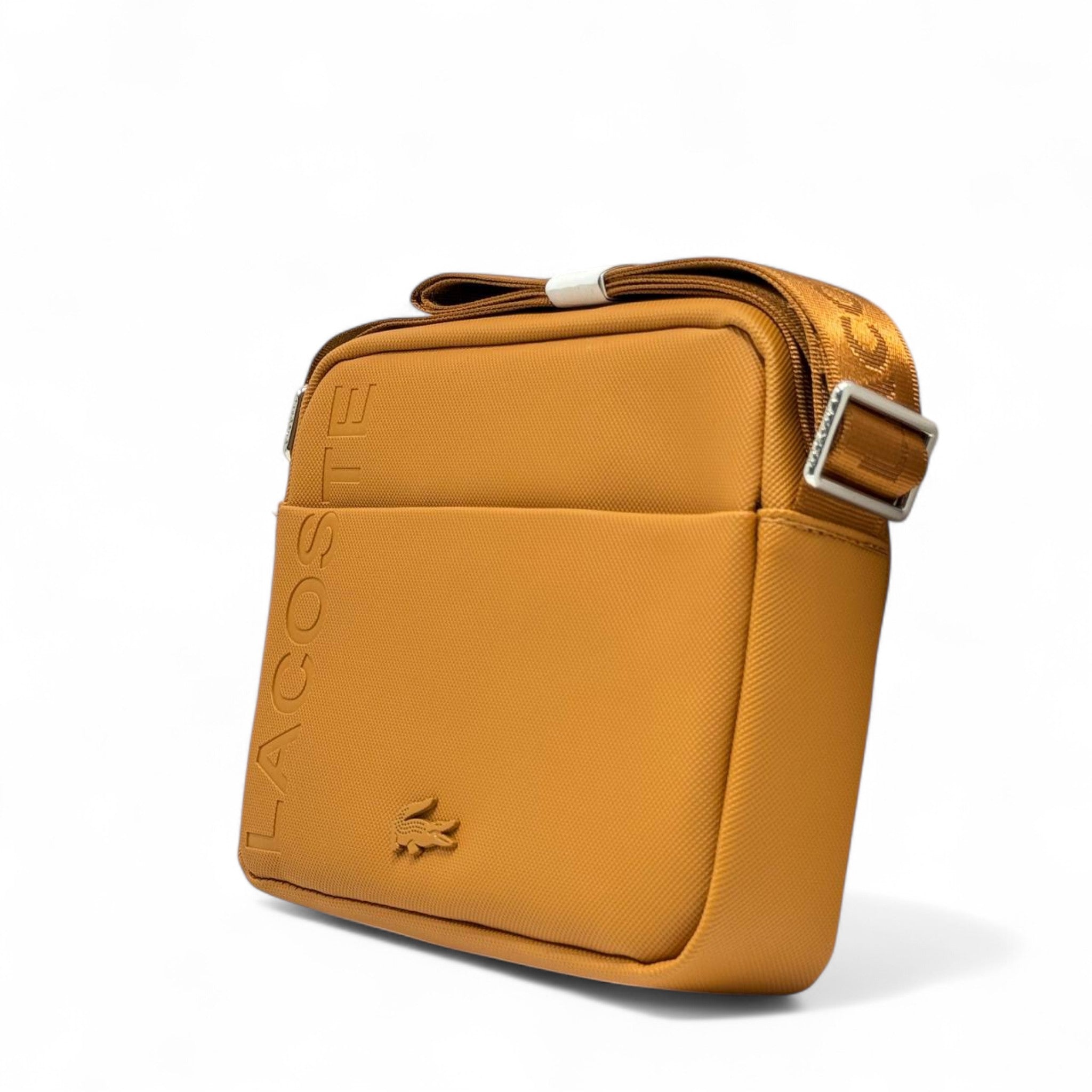 Lacoste Mustard Crossbody Bag β Bold Sophistication in Every Stitch ππ