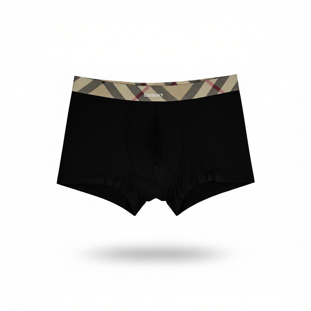 Burberry Inspired Check Waistband Men's Boxer Set β 3 Premium Pieces
