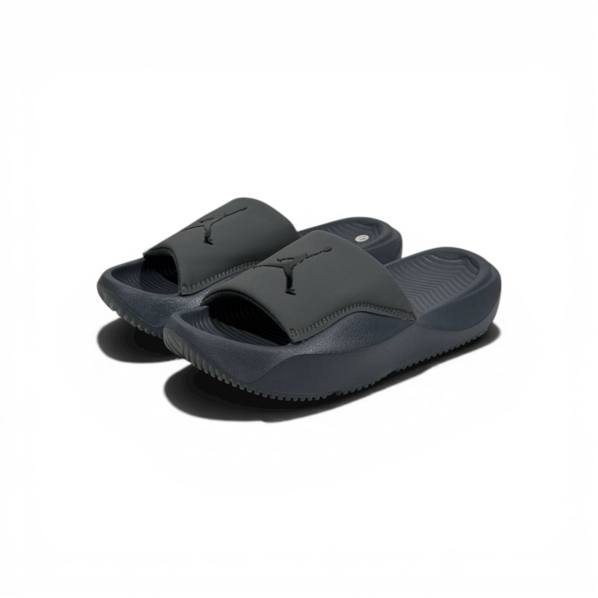 ⚫ Air Jordan Shadow Slides – All Grey Minimal Comfort Edition