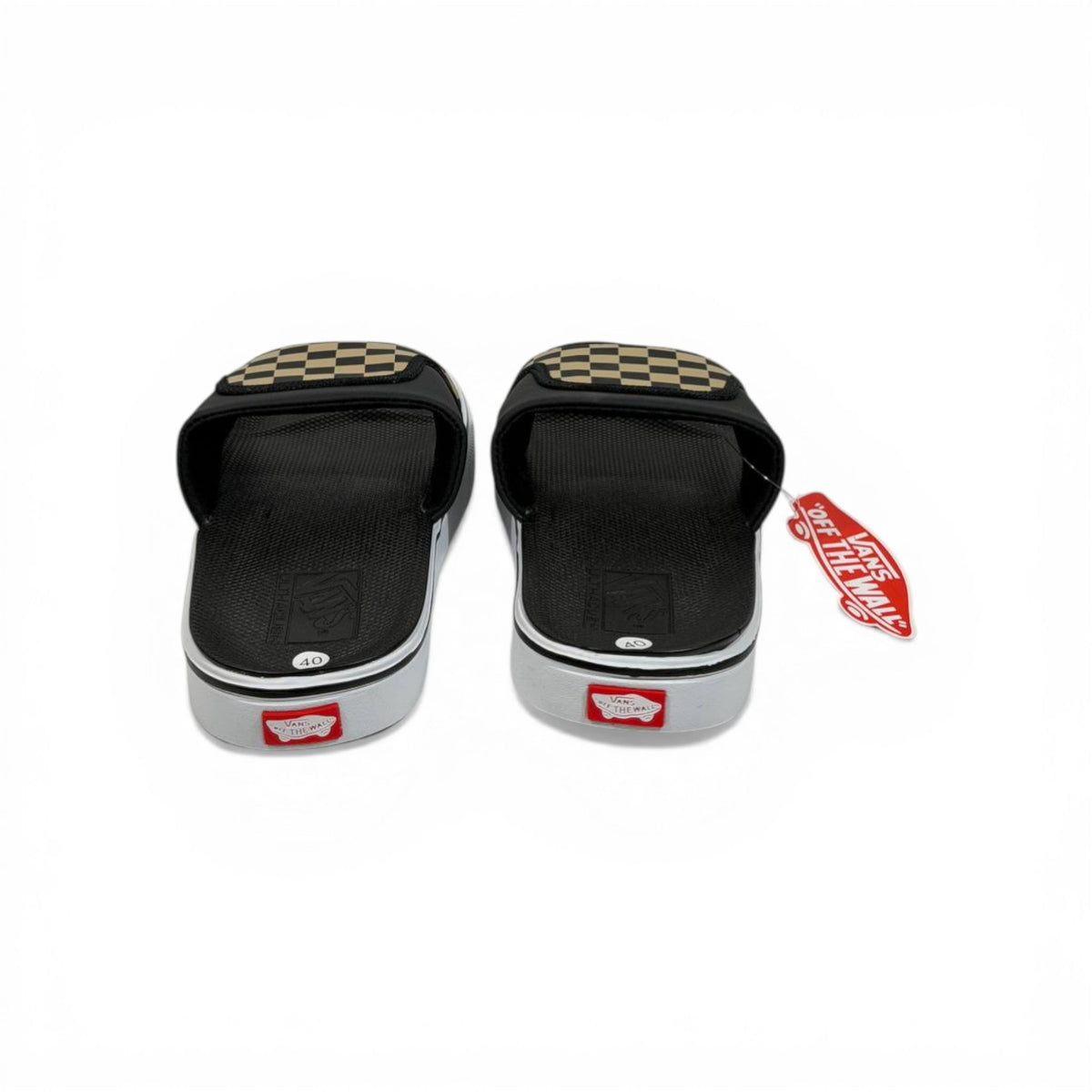 🏁 Vans Checkerboard Slides – Classic Streetwear Comfort Edition