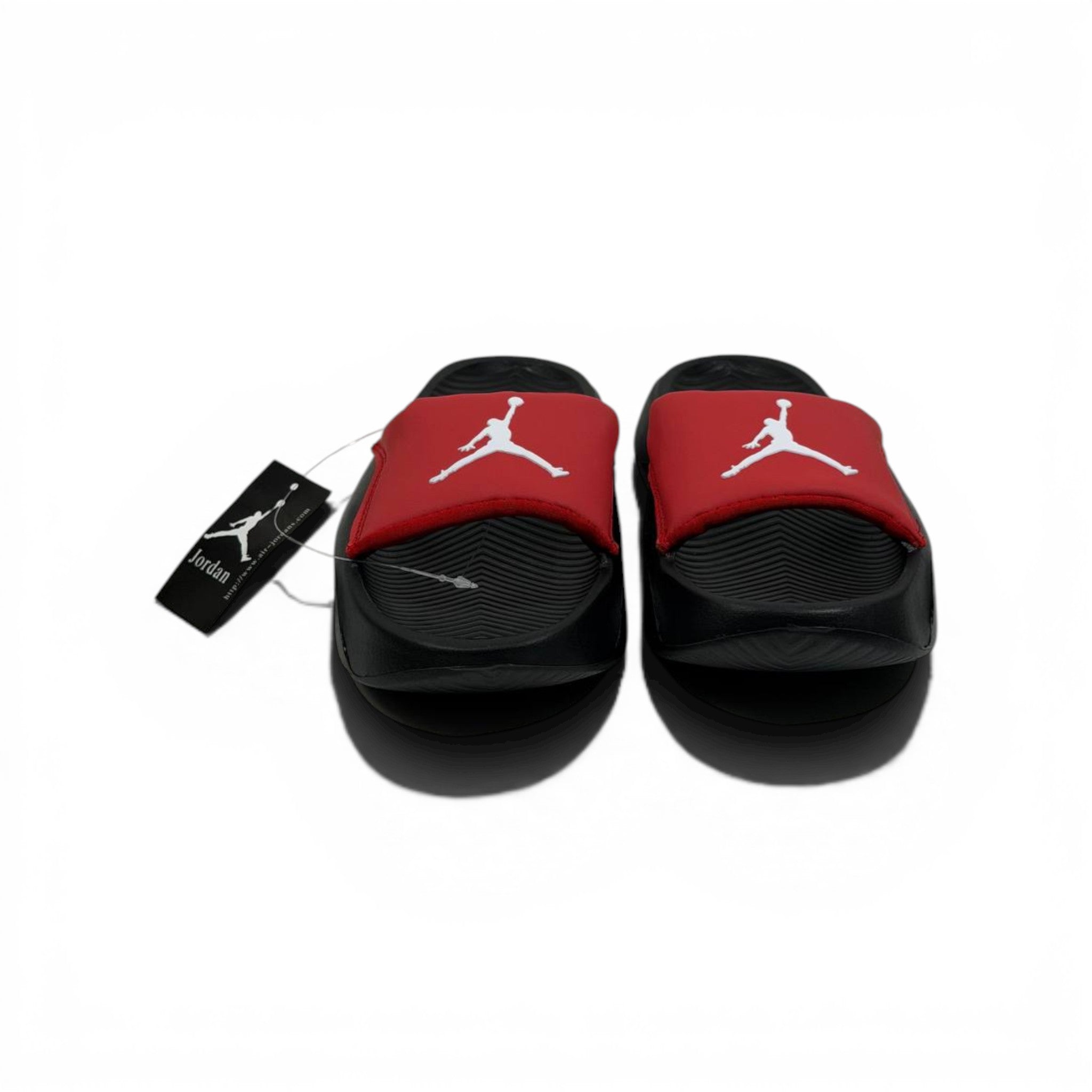 π΄β« Air Jordan Red Slides β Bold Street Comfort Edition