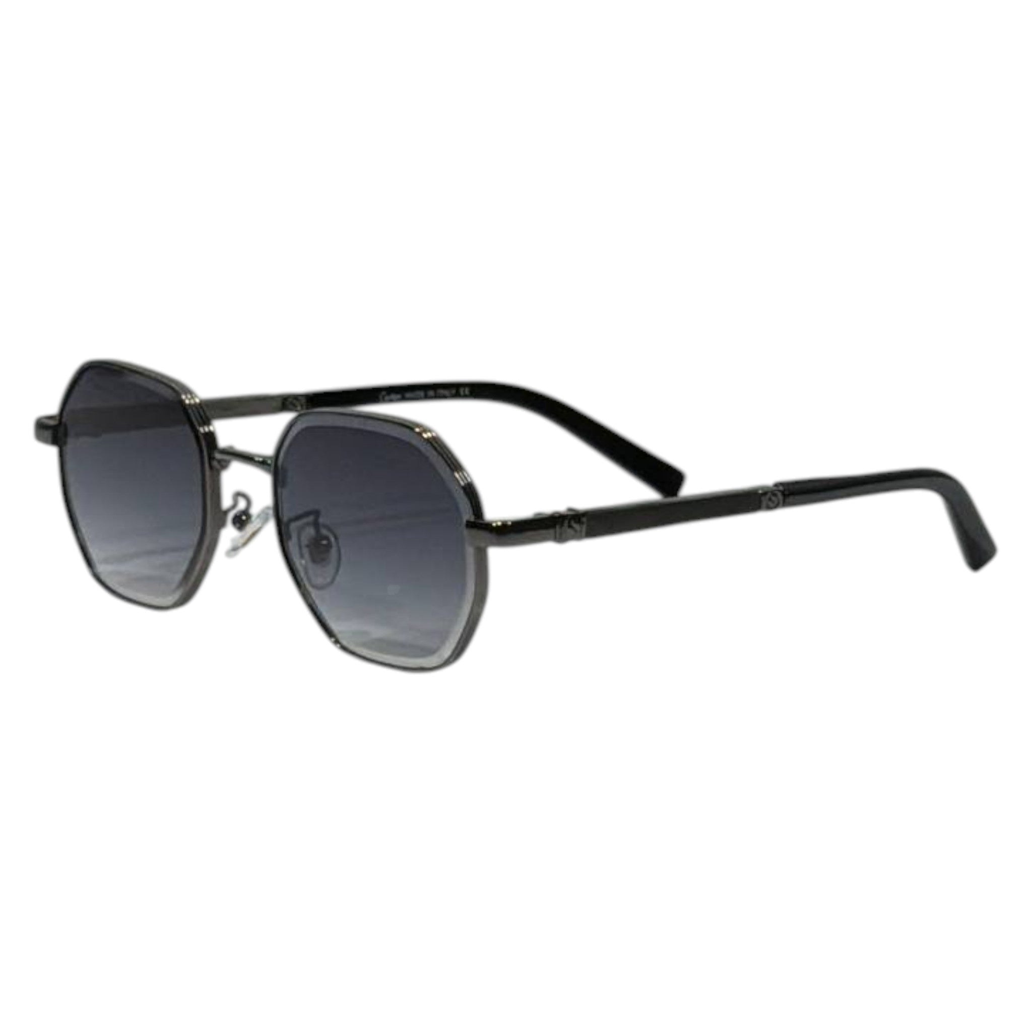 Bvlgari Luxury Geometric Sunglasses – Premium Gunmetal UV400 🖤✨