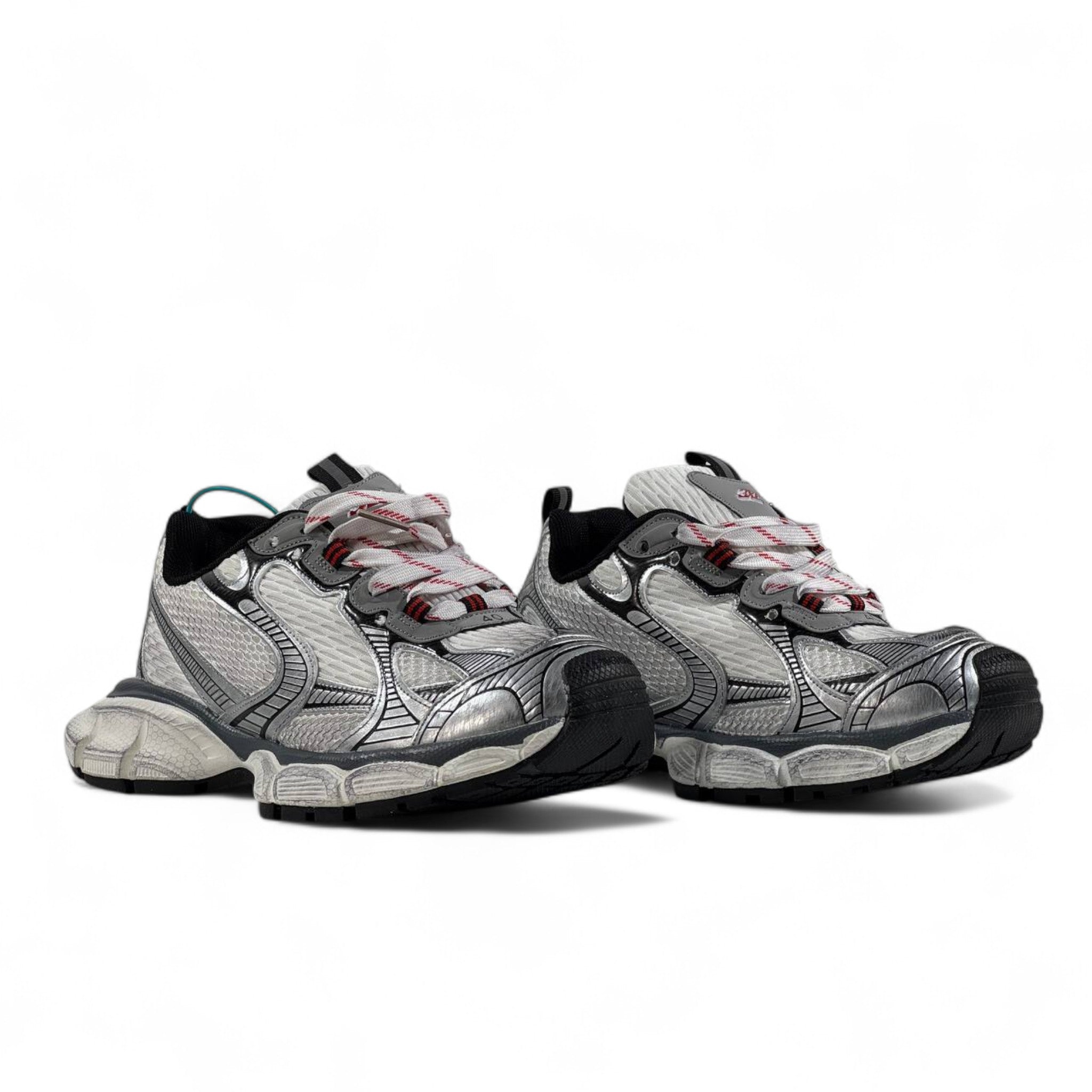 Balenciaga 3XL Sneakers β Metallic Silver Giant Luxe β‘π
