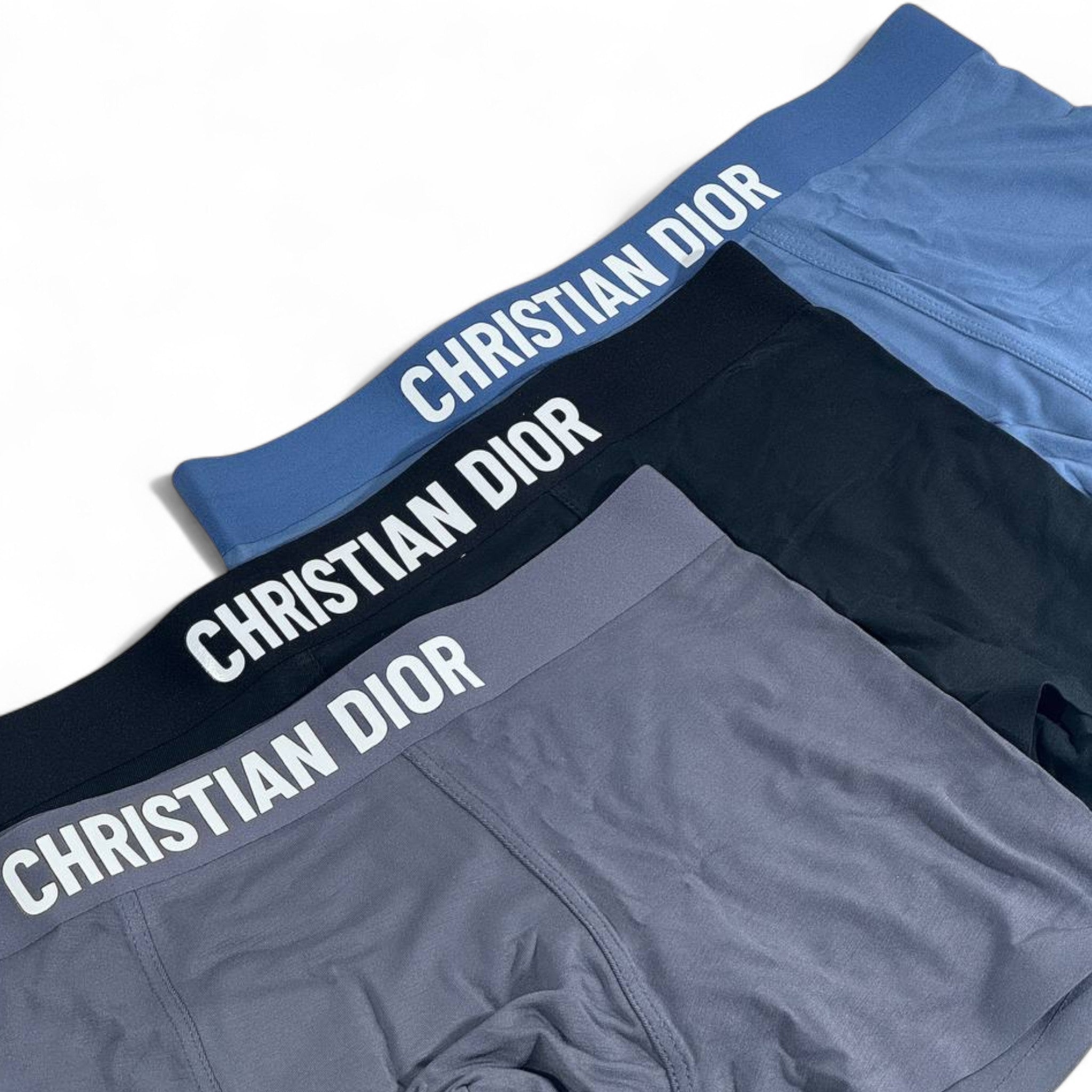 Christian Dior Men’s Boxer Briefs – 3-Pack Luxury Comfort