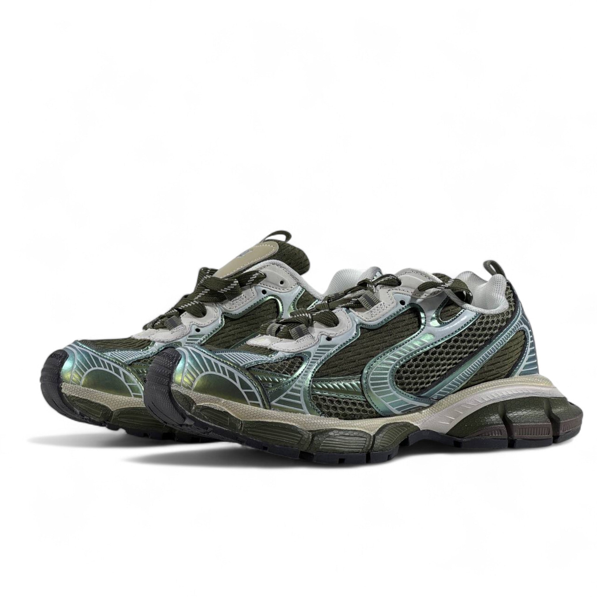 Balenciaga 3XL Sneakers β Green Iridescent Oversized Luxe β‘π