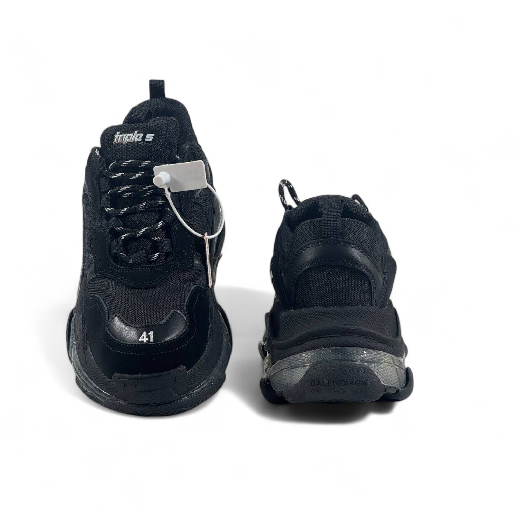 π₯ Balenciaga Triple S Sneakers β All Black Chunky Trainers πβ‘
