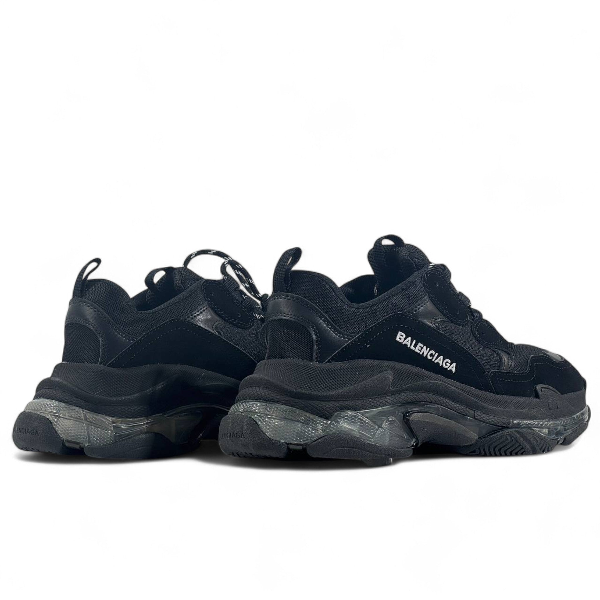Balenciaga Triple S Sneakers β Triple Black Icon