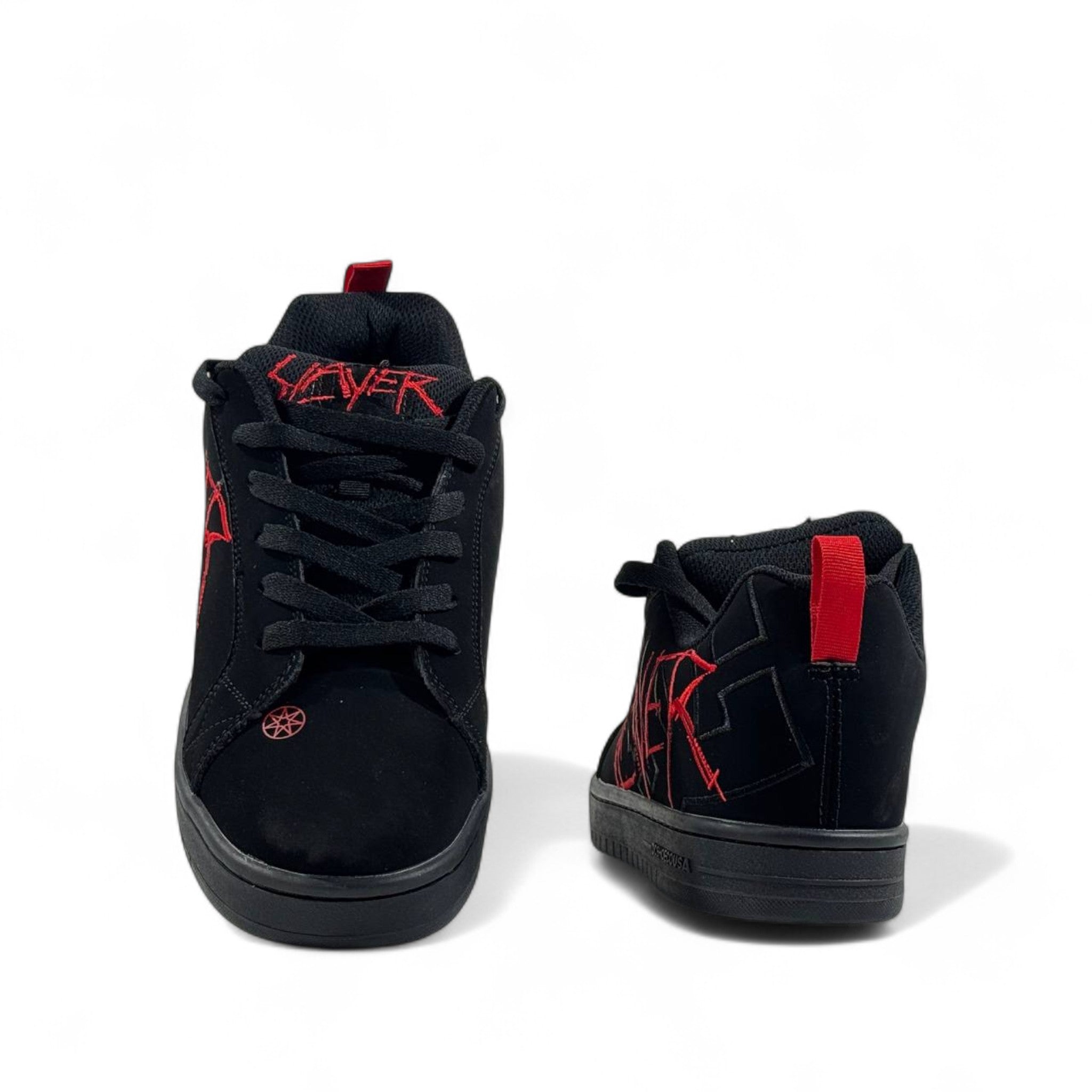 π₯ DC Shoes x Slayer Sneakers β Black Suede Limited Edition ππ΄