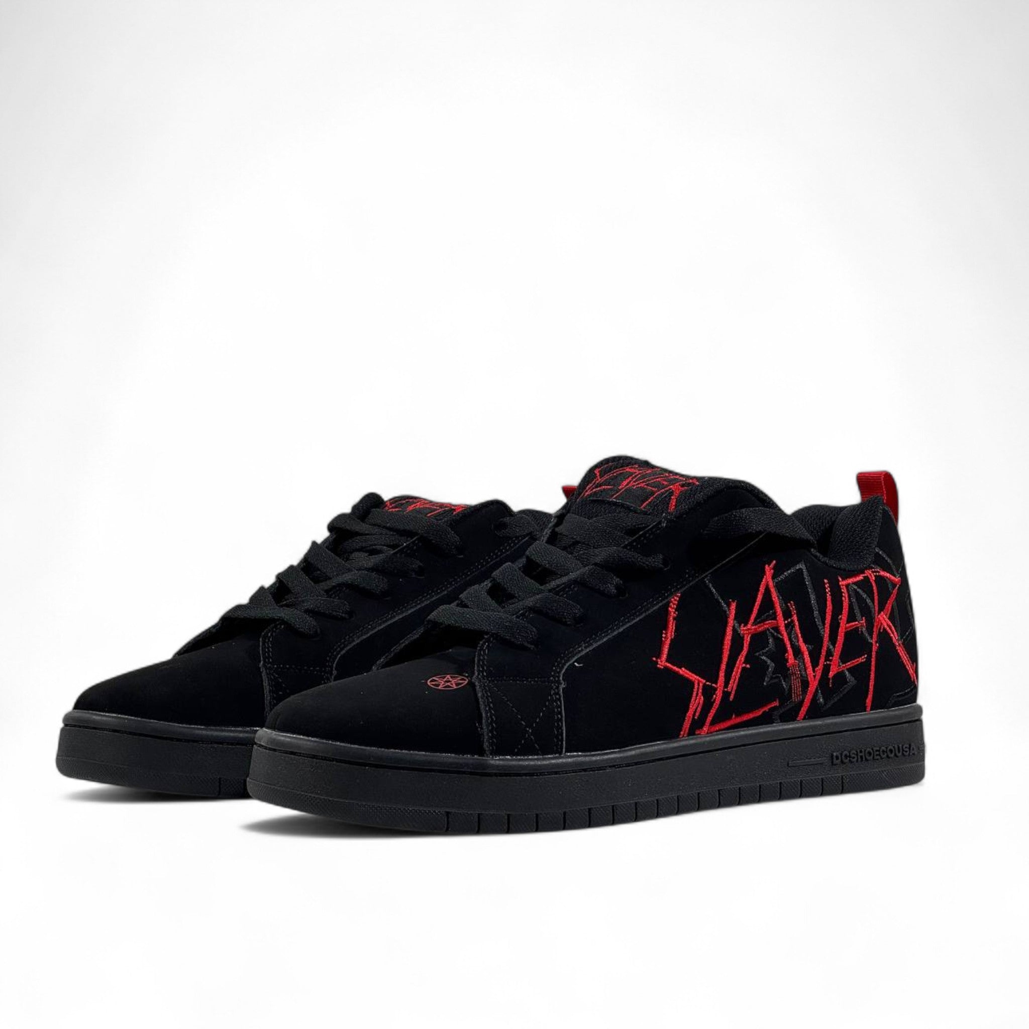 π₯ DC Shoes x Slayer Sneakers β Black Suede Limited Edition ππ΄
