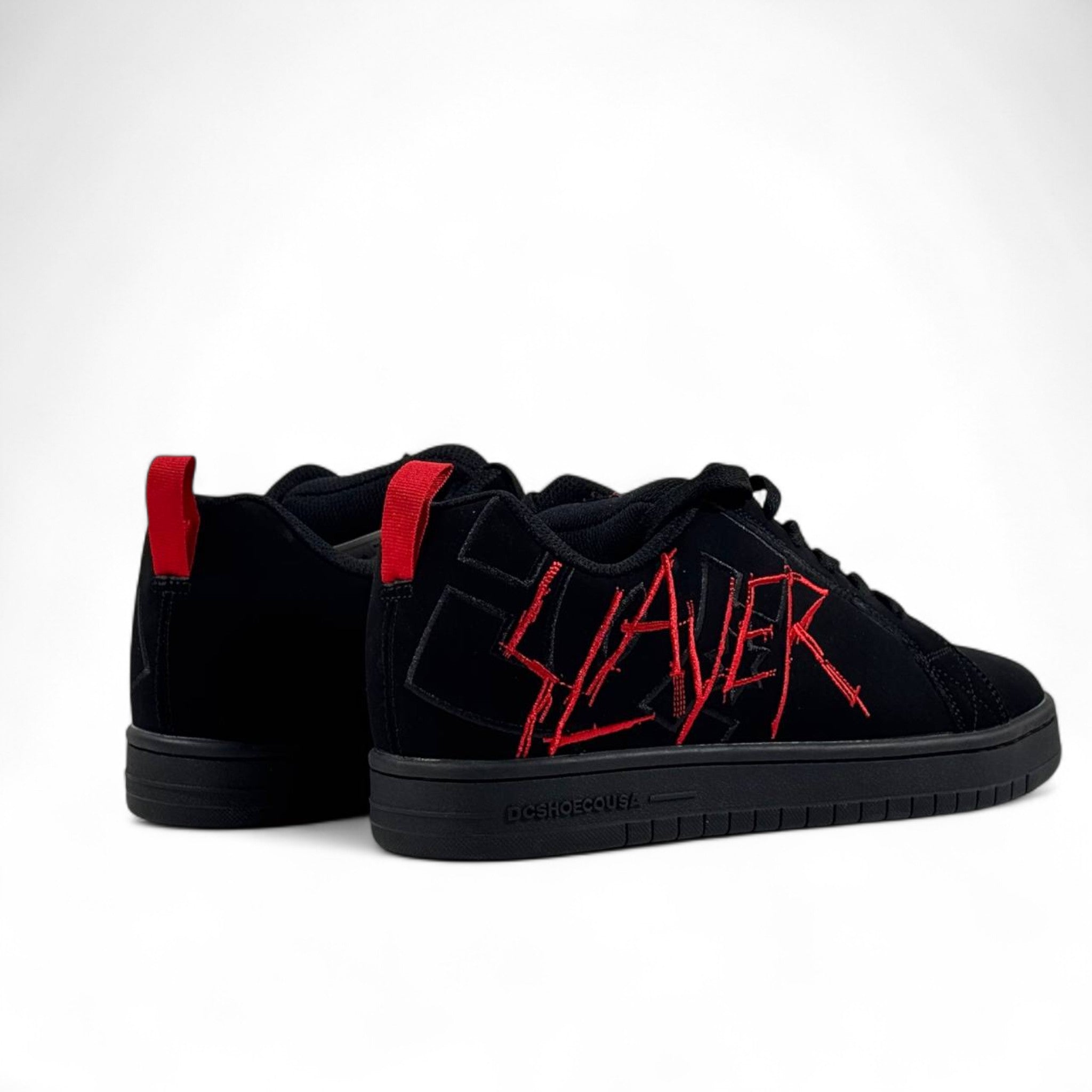 DC Shoes x Slayer Sneakers – Black & Red Limited Edition