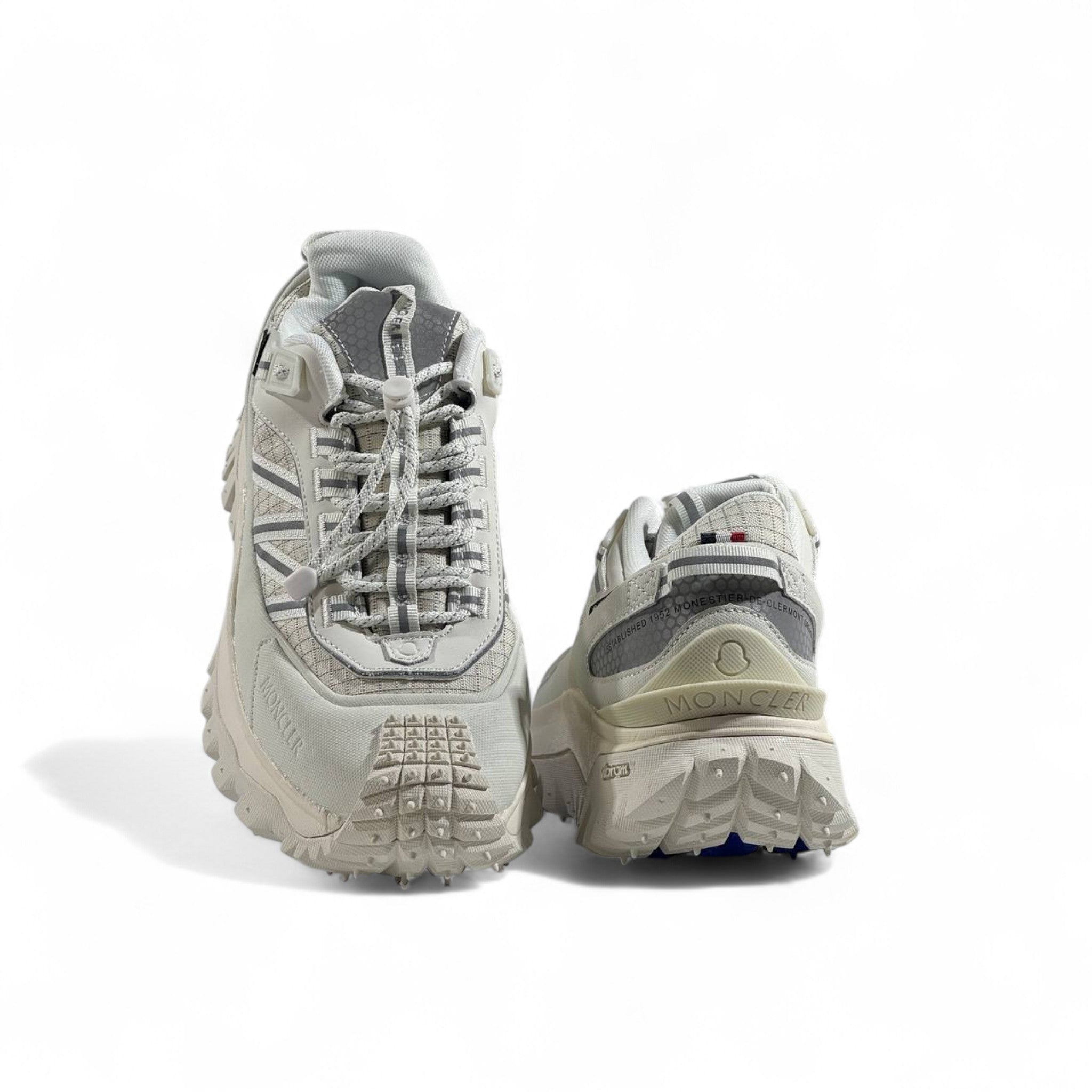 π₯ Moncler Trailgrip Sneakers β White Grey Chunky Outdoor Trainers πβ‘