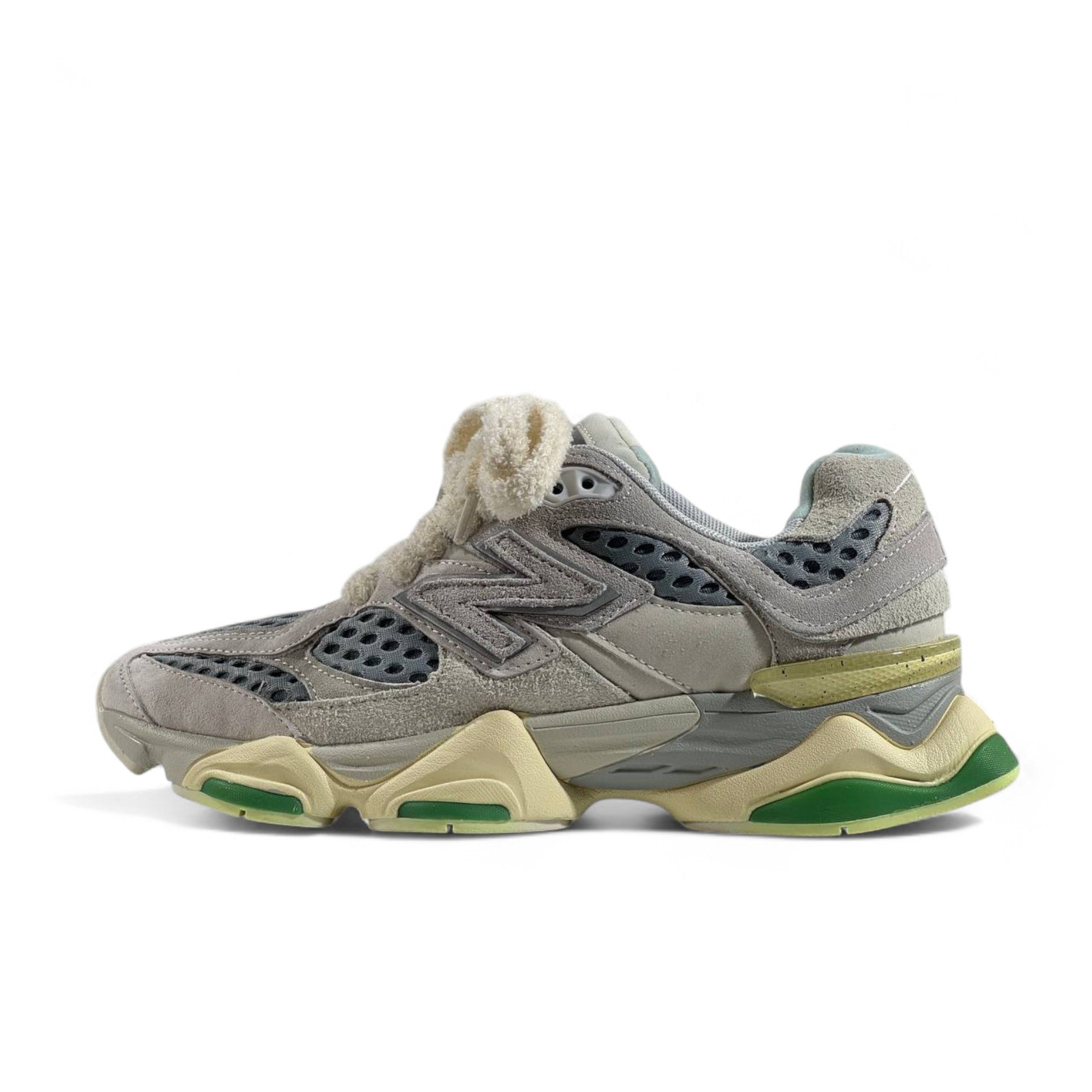 🔥 New Balance x Joe Freshgoods 9060 – “Inside Voices” Grey/Green Collab Sneakers 👟✨