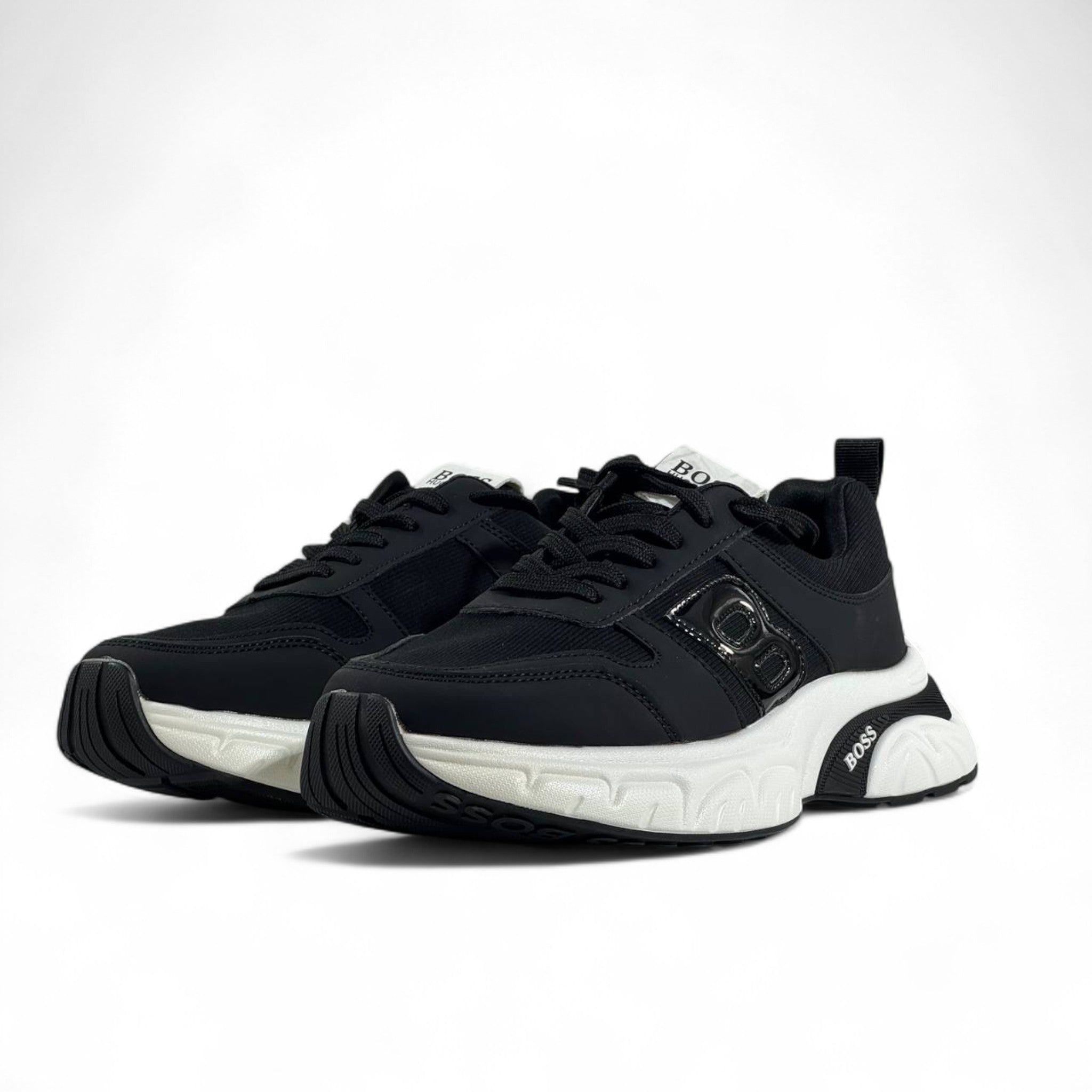 Hugo Boss Sneakers β Black & White Modern Luxe