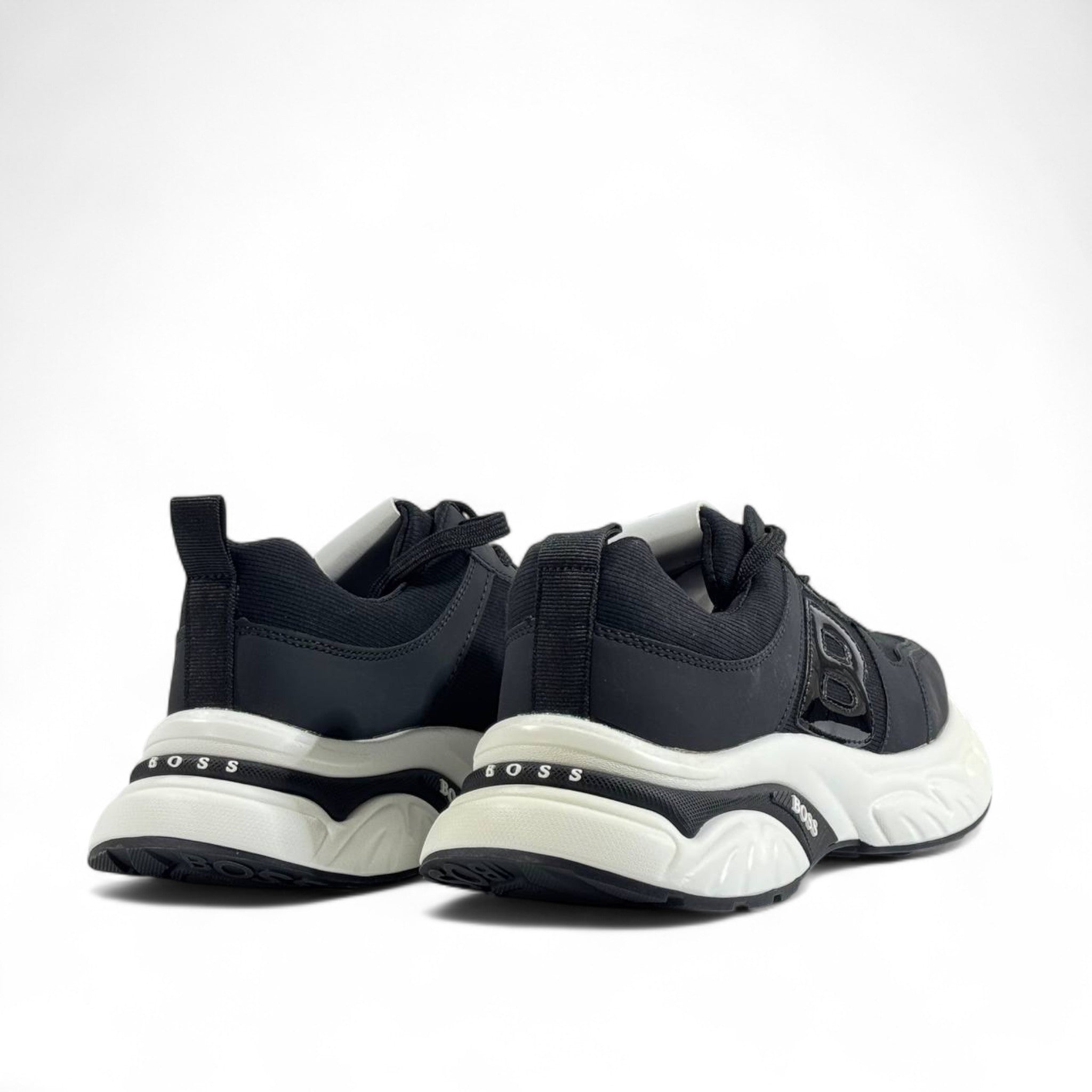 π₯ Hugo Boss BOSS Chunky Sneakers β Black & White Luxury Trainers πβ‘