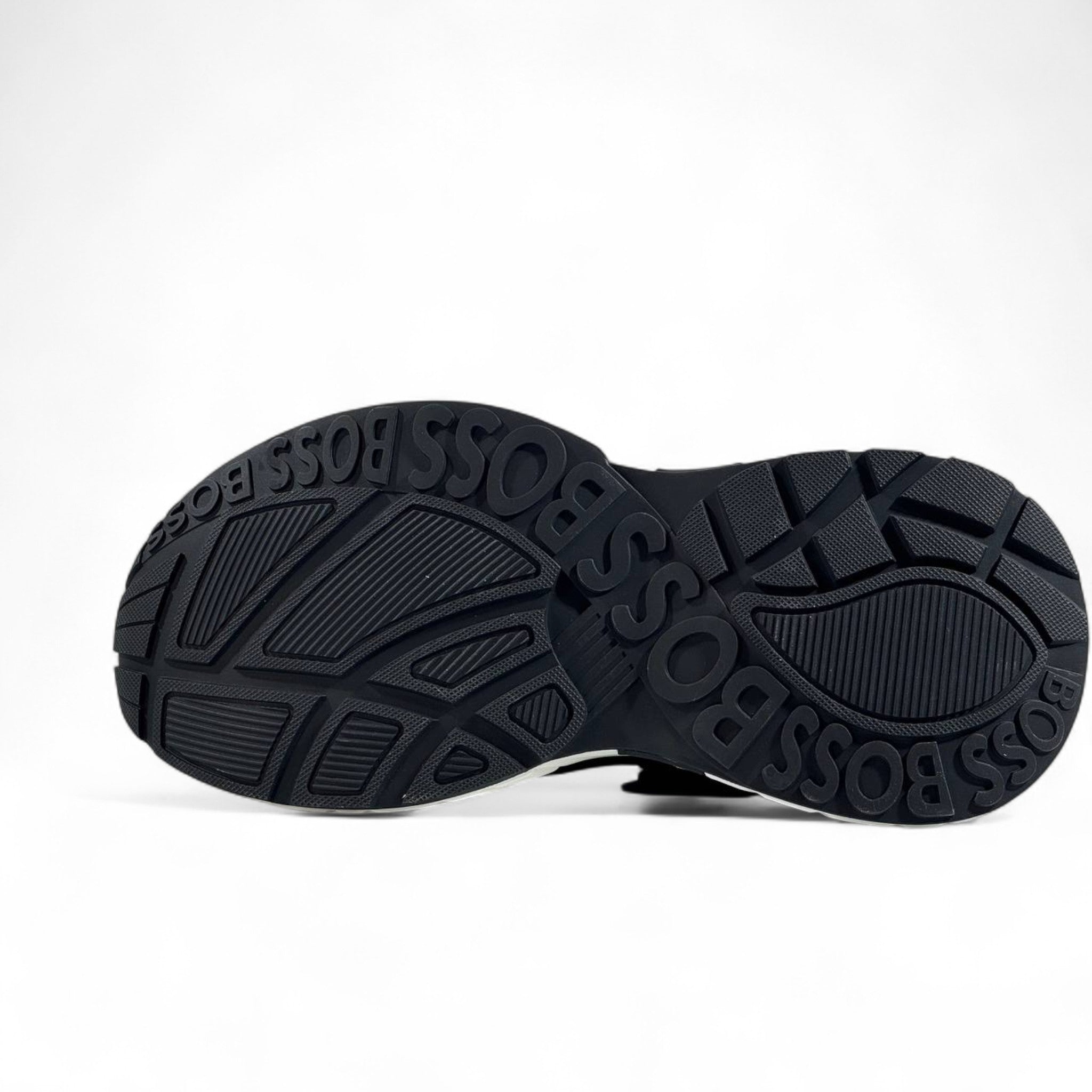 🔥 Hugo Boss BOSS Chunky Sneakers – Black & White Luxury Trainers 👟⚡