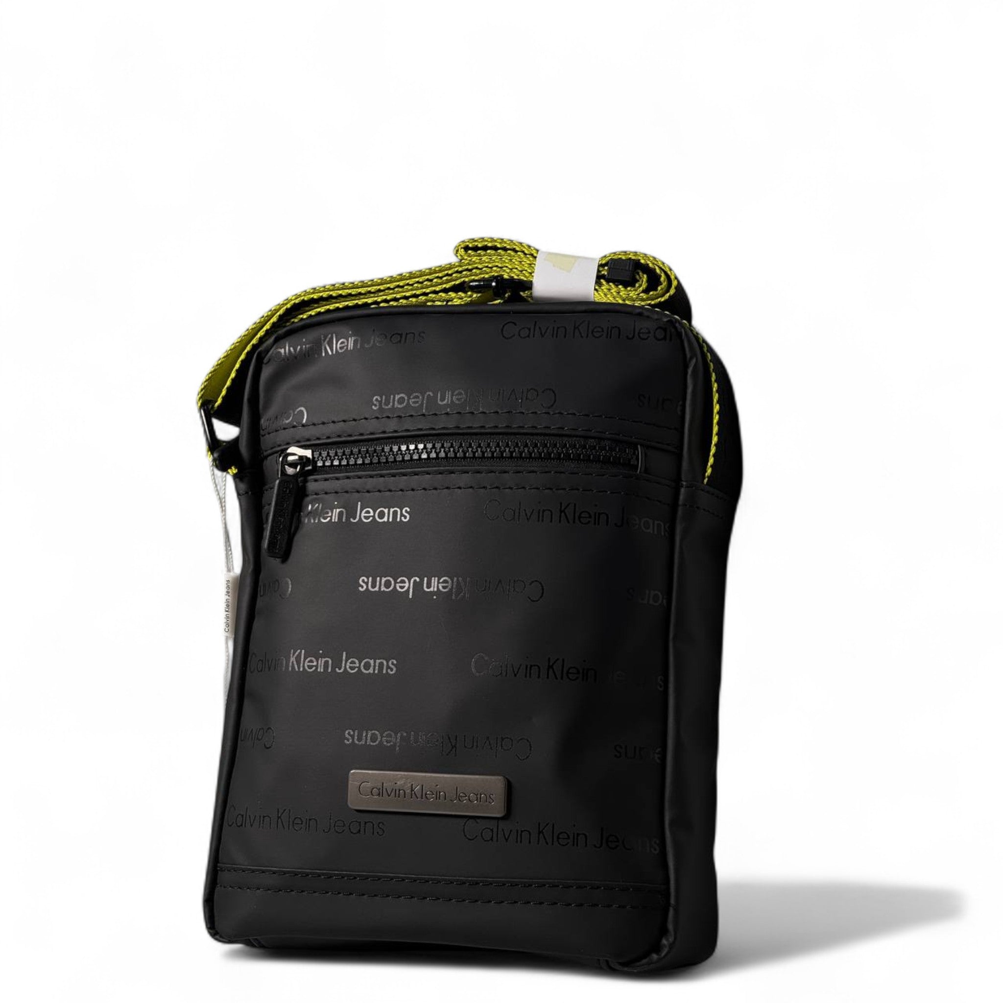 🖤 Calvin Klein Jeans Mini Crossbody Bag – Urban Utility with Neon Edge ⚡🎒