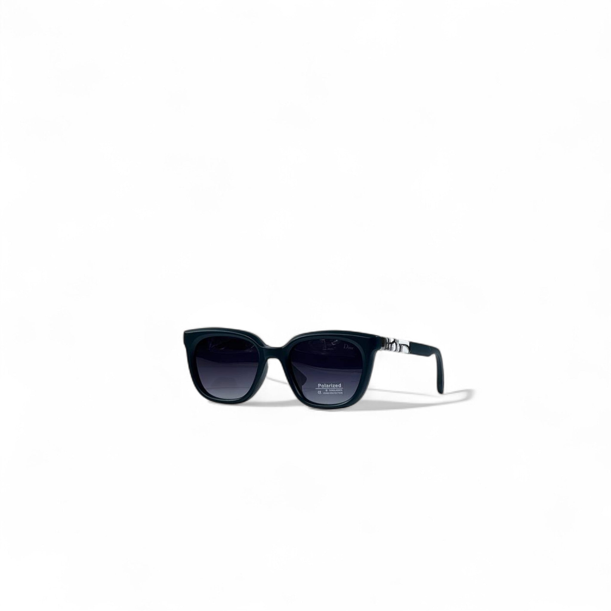 🌿 Dior Polarized Sunglasses – Dark Green & Silver Luxury 🕶️✨