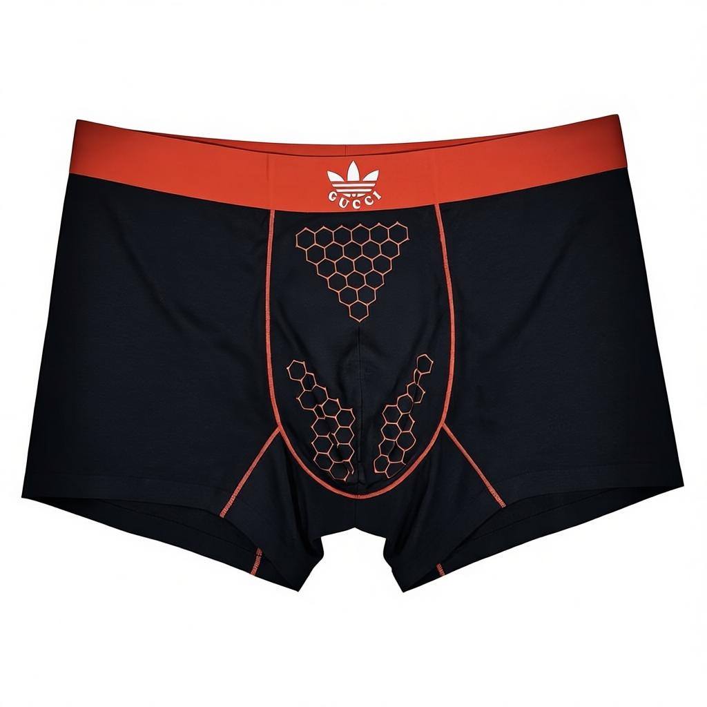 Gucci Men’s Monogram Waistband Boxer Set – 3 Pieces | Premium Soft Stretch 🩳💛