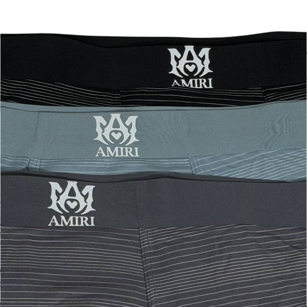Amiri Signature Stripe Boxer Set