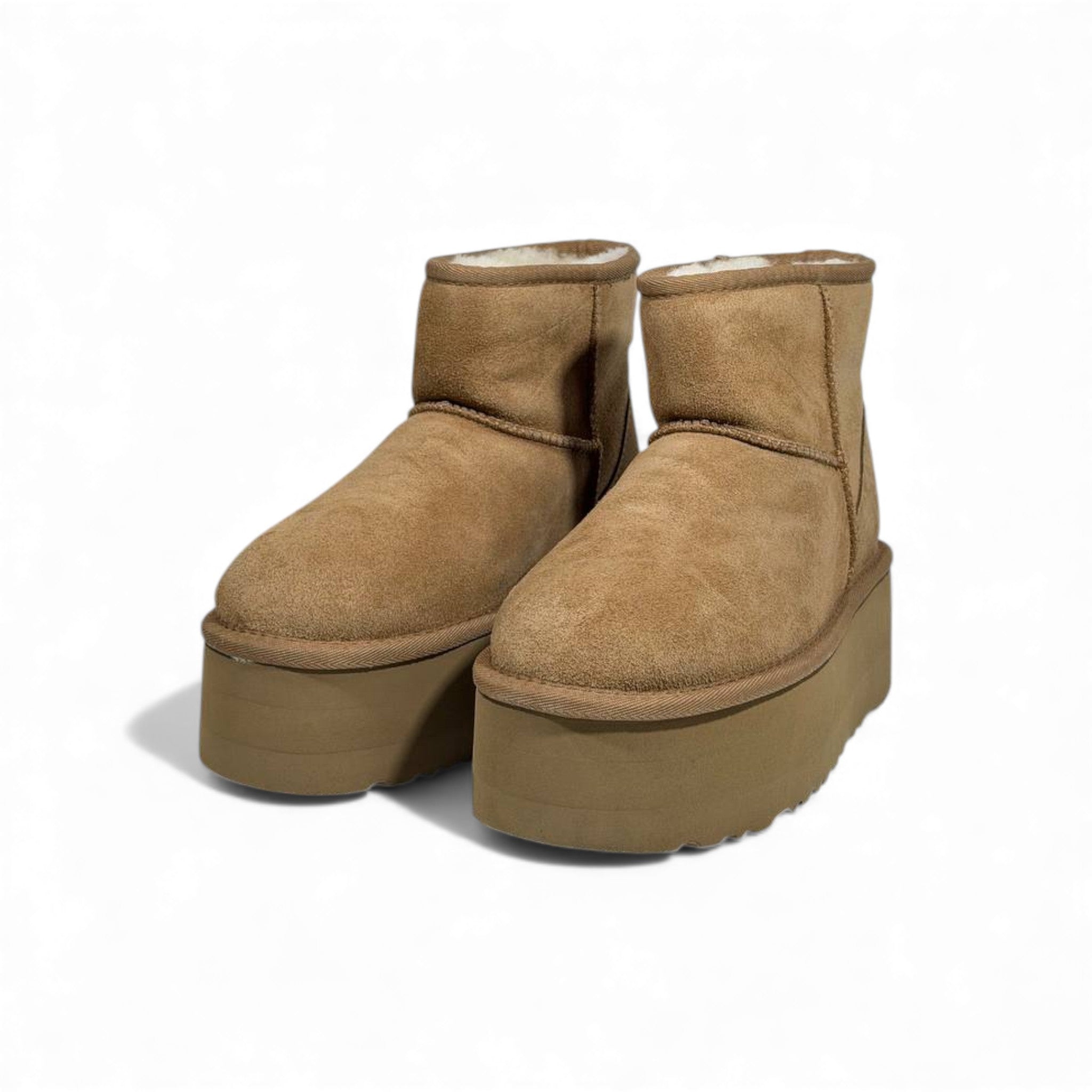 UGG Classic Mini Platform Boots – Chestnut Winter Icon 🤎✨