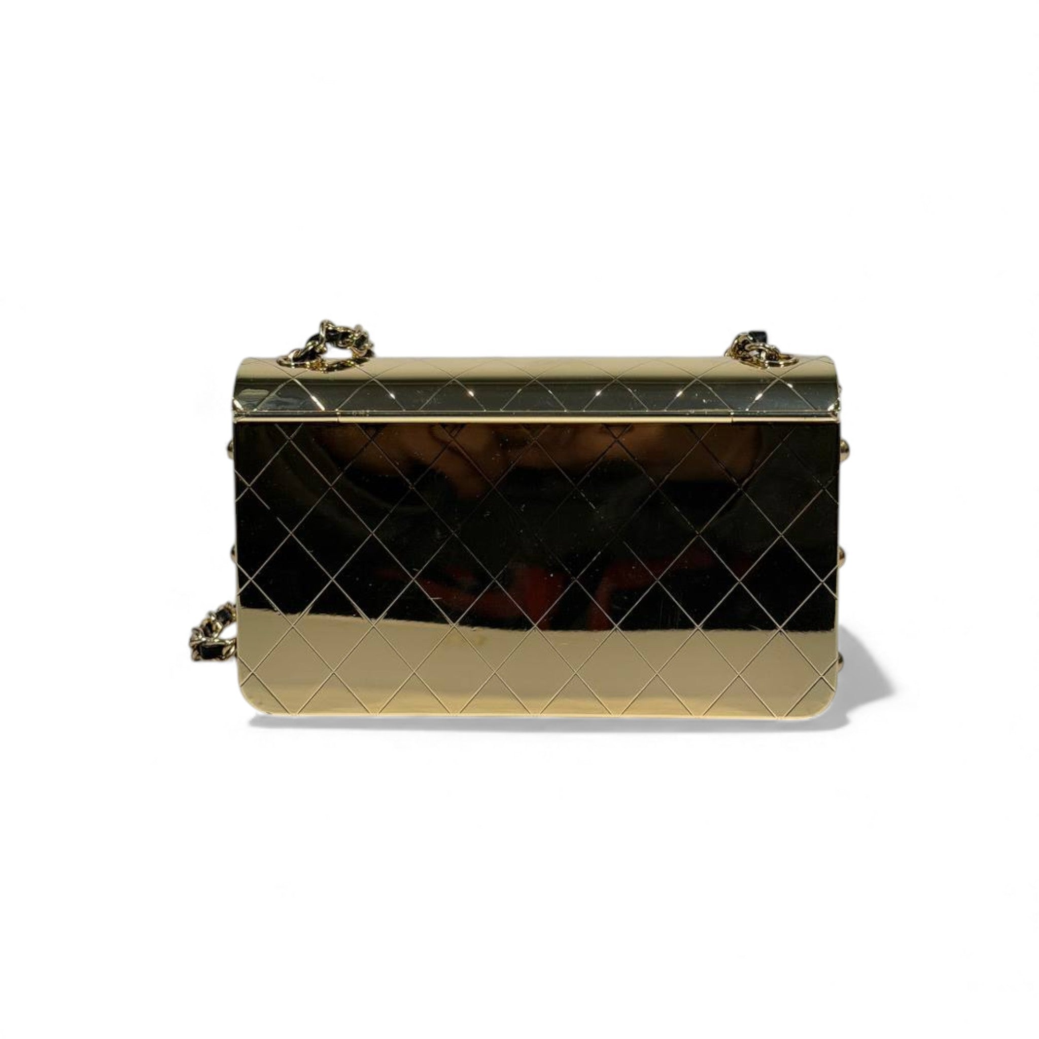 👜 Chanel Metallic Gold Shoulder Bag ✨🖤 | Iconic Chain Luxury