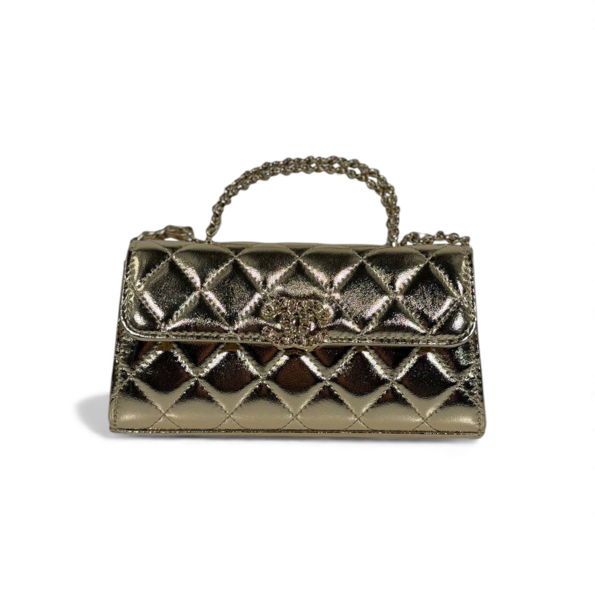 ✨ Chanel Gold Metallic Mini Bag 👜💛 | Timeless Elegance