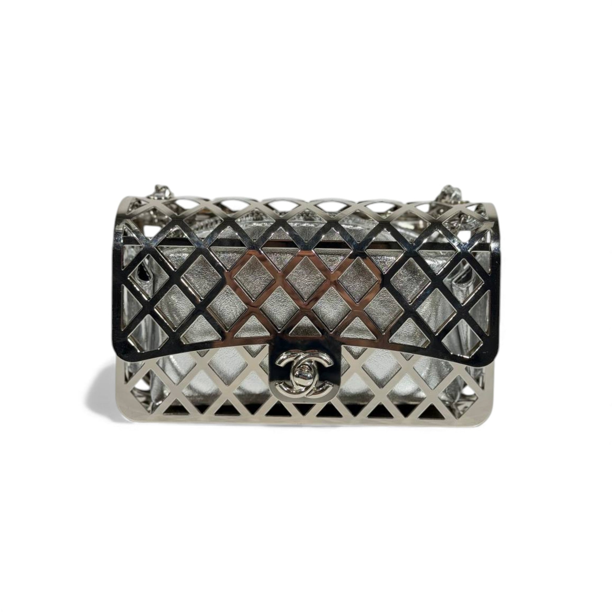 ✨ Chanel Silver Metal Cage Bag 👜🤍 | Iconic Statement Luxury