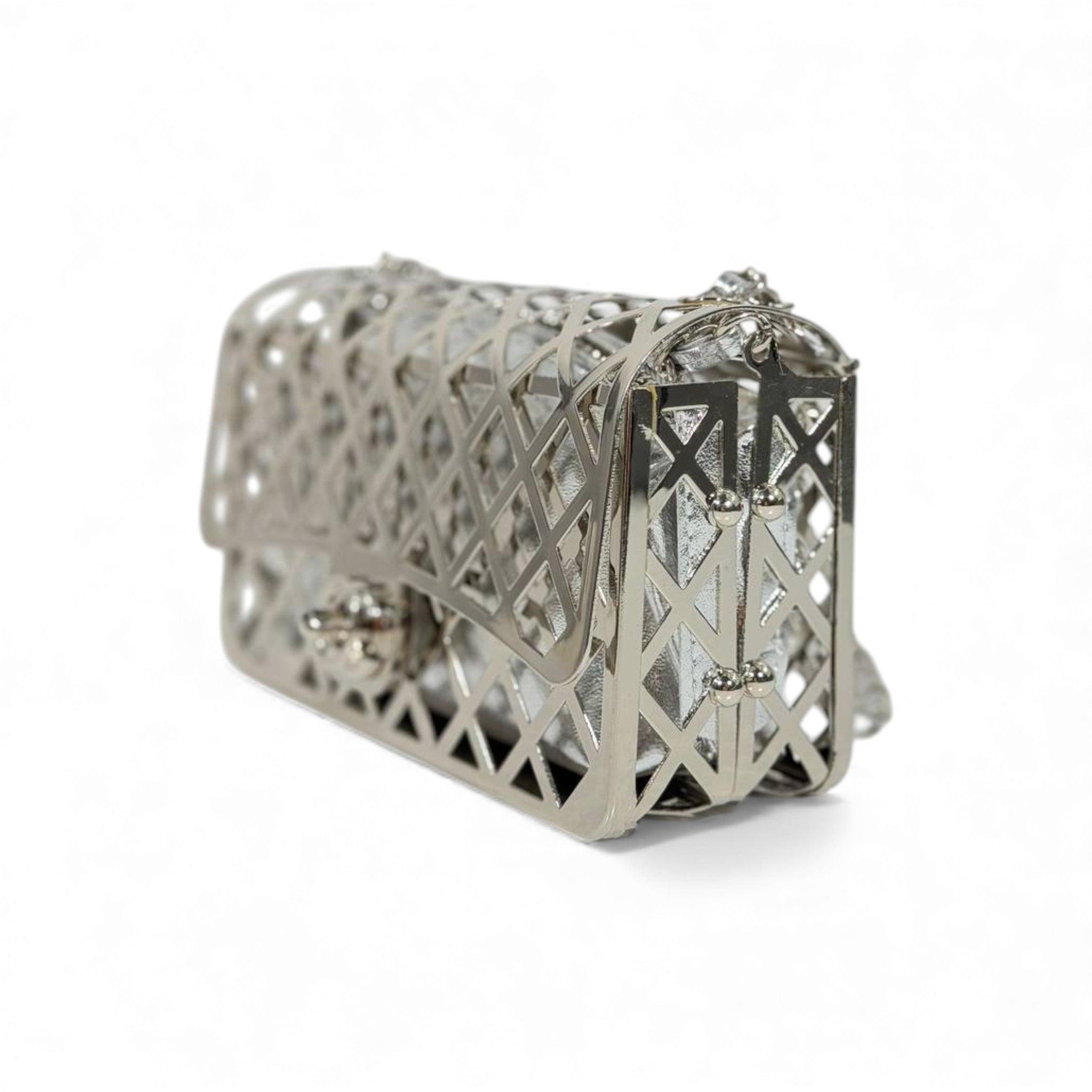 ✨ Chanel Silver Metal Cage Bag 👜🤍 | Iconic Statement Luxury