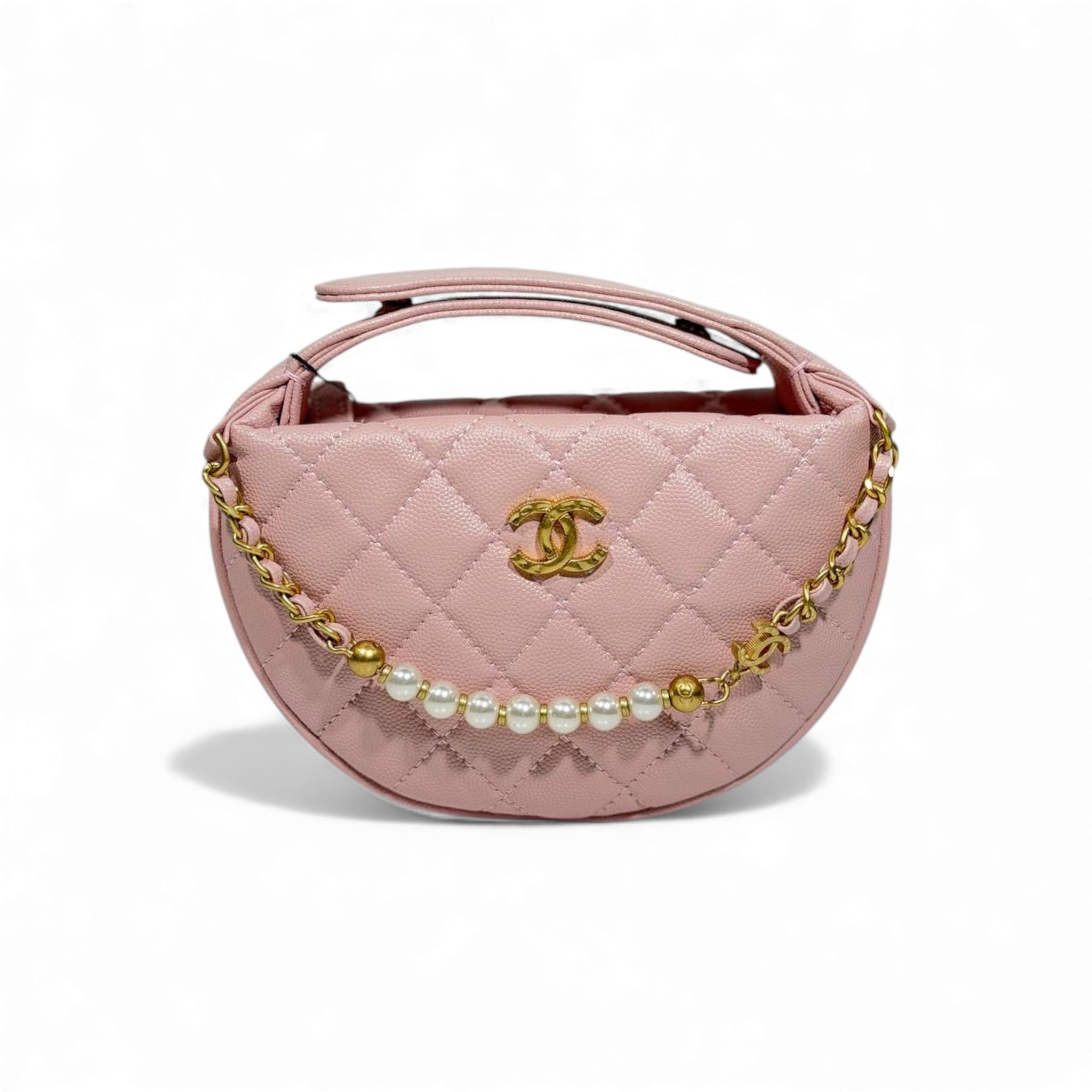 💗 Chanel Pink Pearl Chain Bag 👜✨ | Elegant Mini Luxury