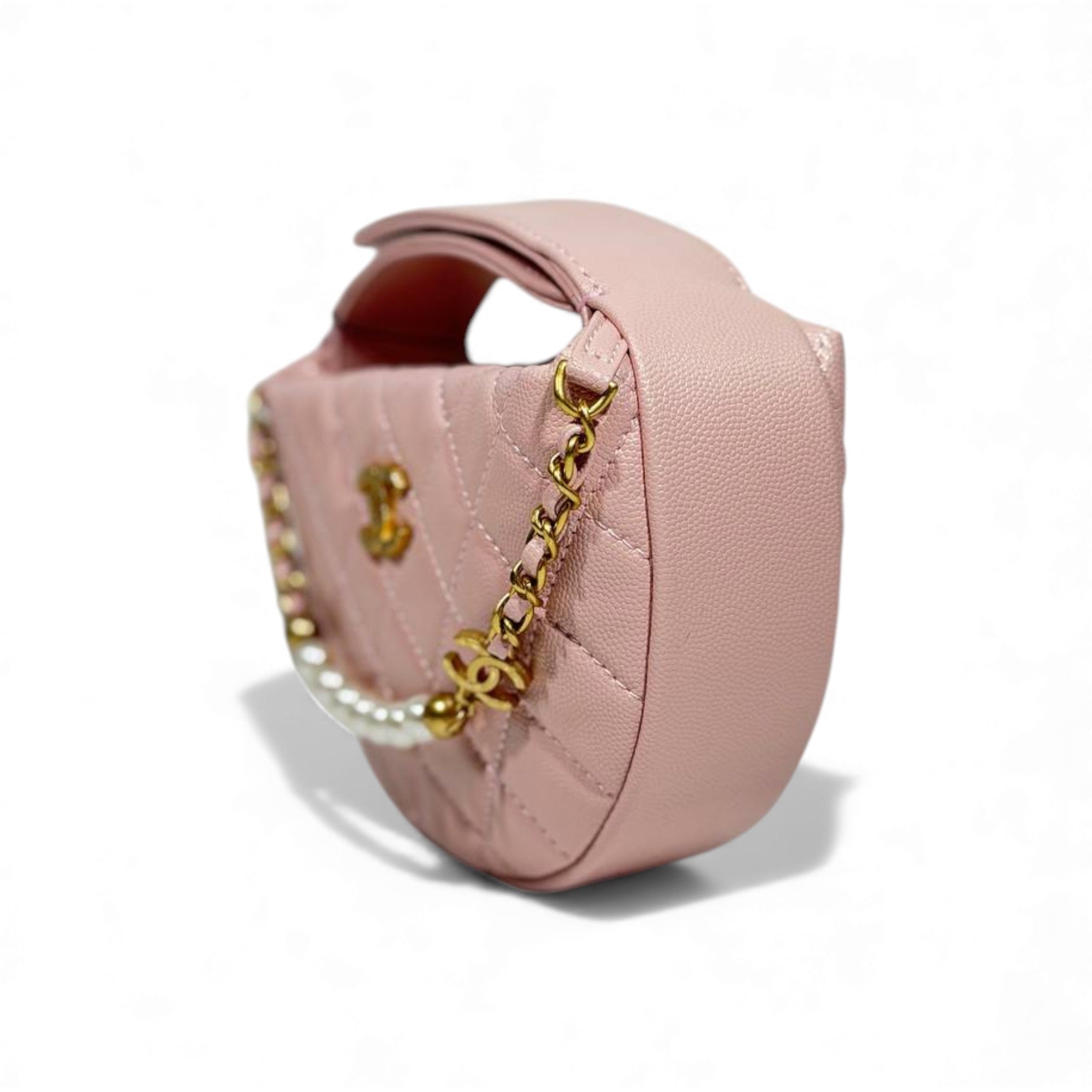 💗 Chanel Pink Pearl Chain Bag 👜✨ | Elegant Mini Luxury