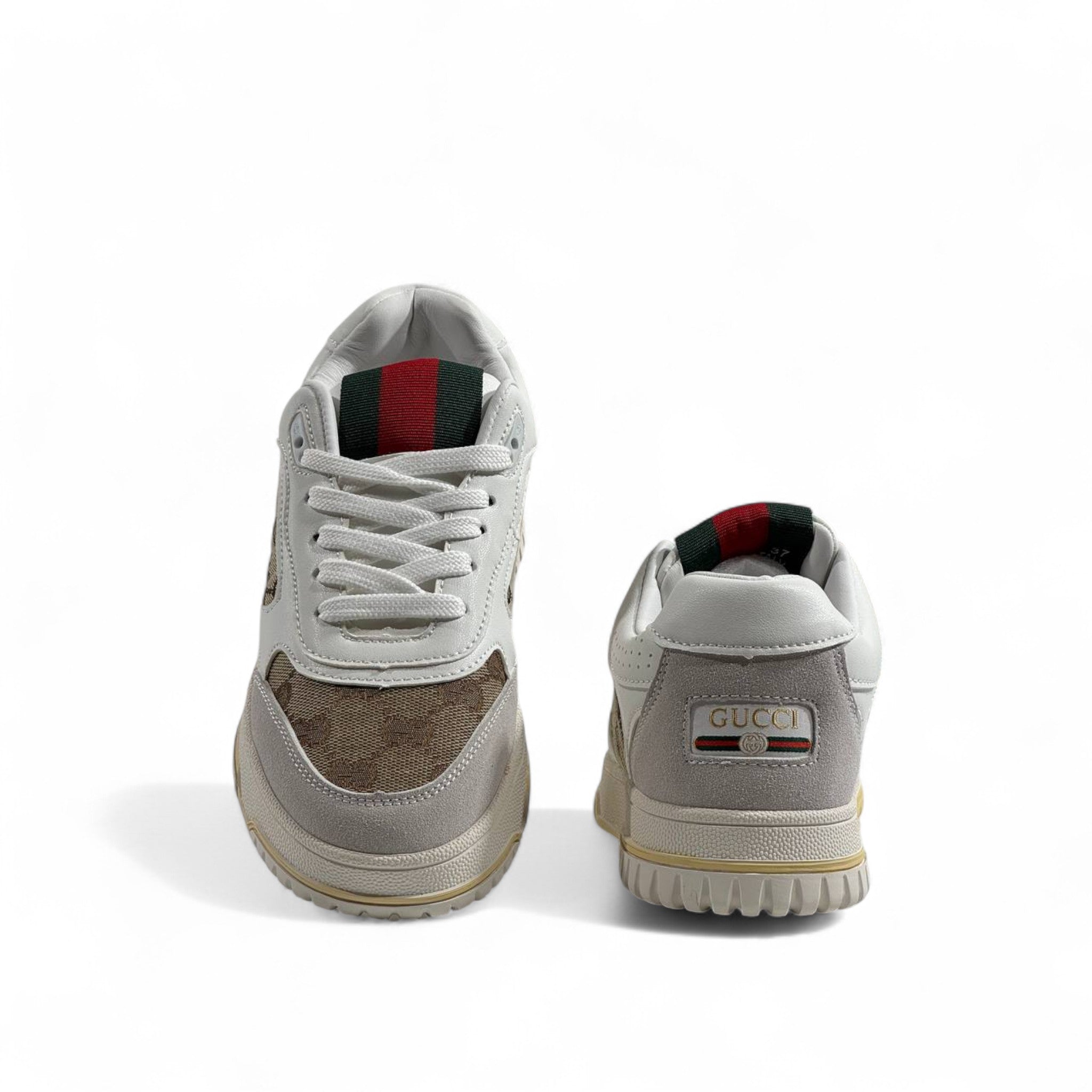 π₯ Gucci GG Supreme Sneakers β Beige/White Monogram Trainers πβ¨