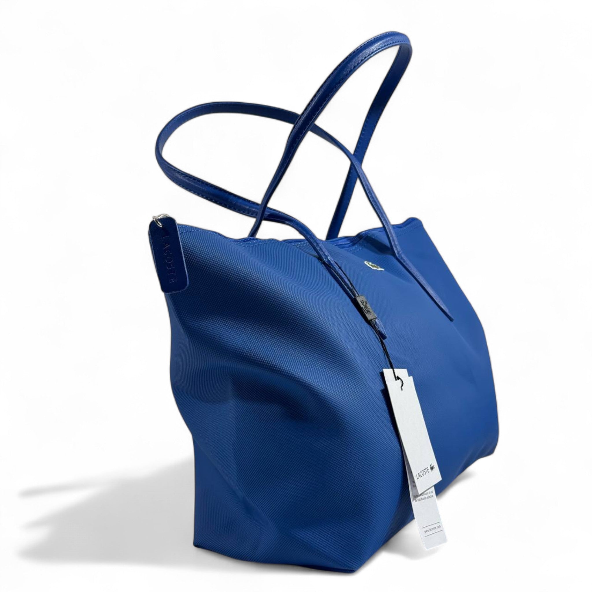 Lacoste Classic Blue Tote Bag – Sporty Chic Everyday Essential 💙🐊