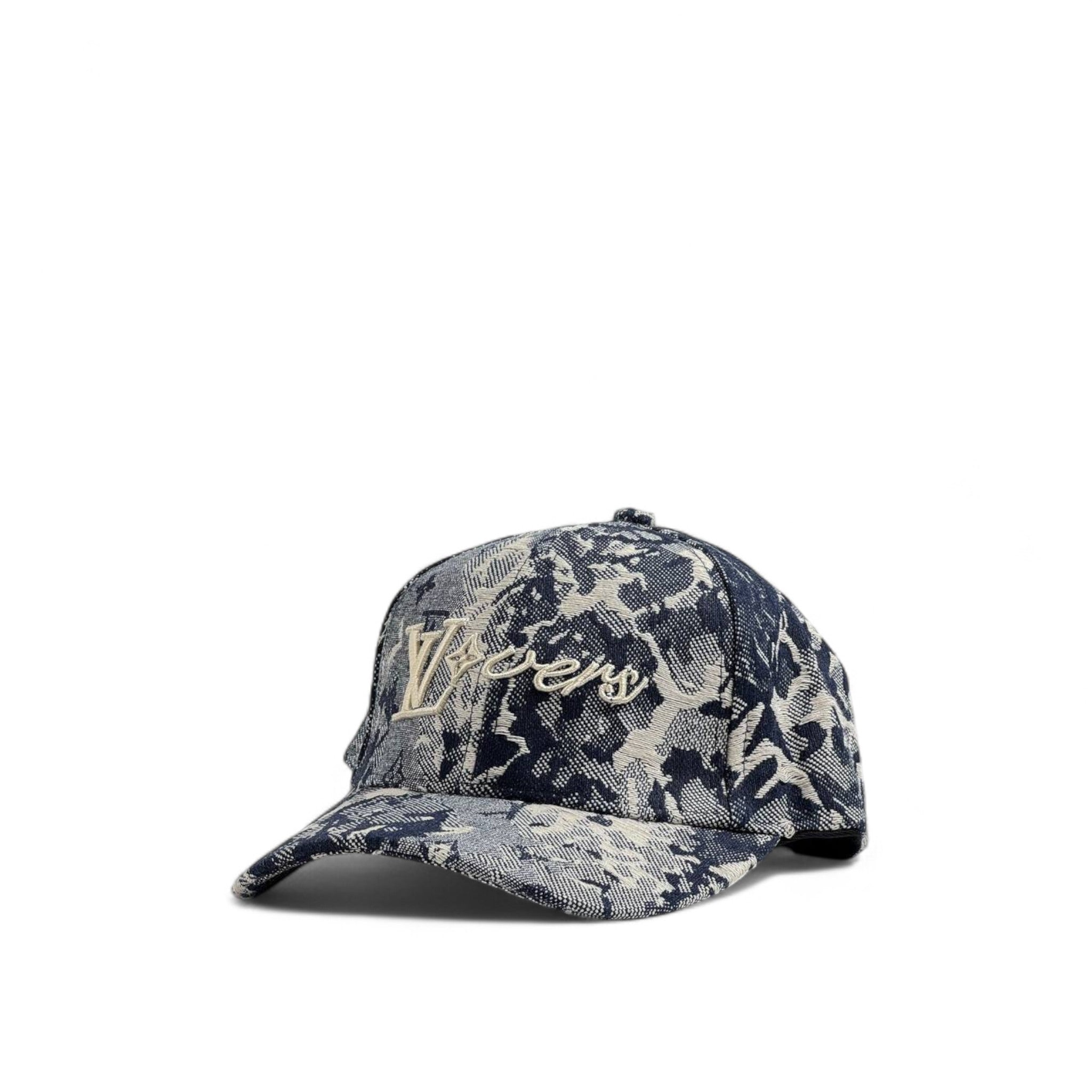 Louis Vuitton Denim Embroidered Cap – Casual Luxury Streetwear 🧢✨