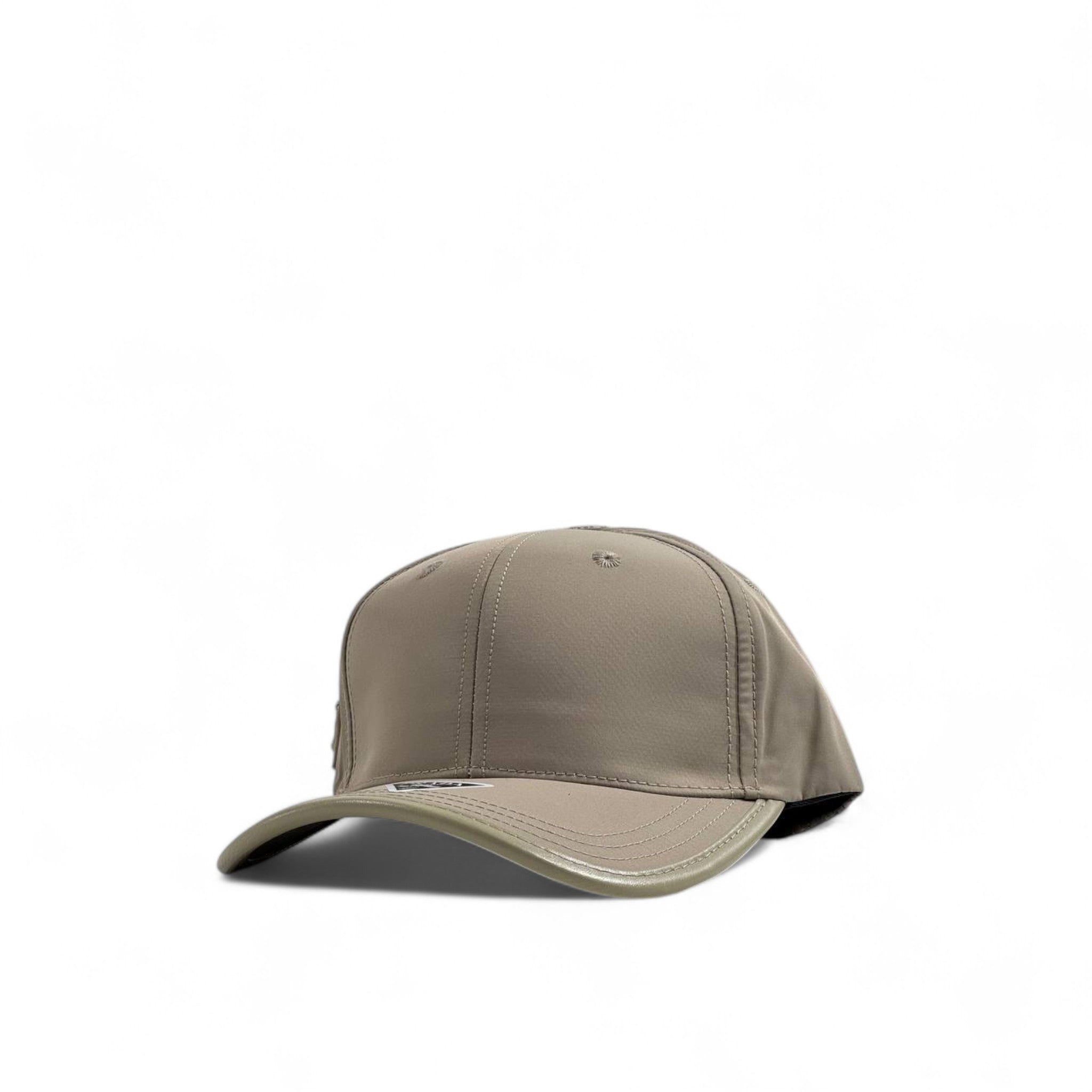 Prada Taupe Luxury Cap – Nylon with Signature Triangle Logo 🧢✨