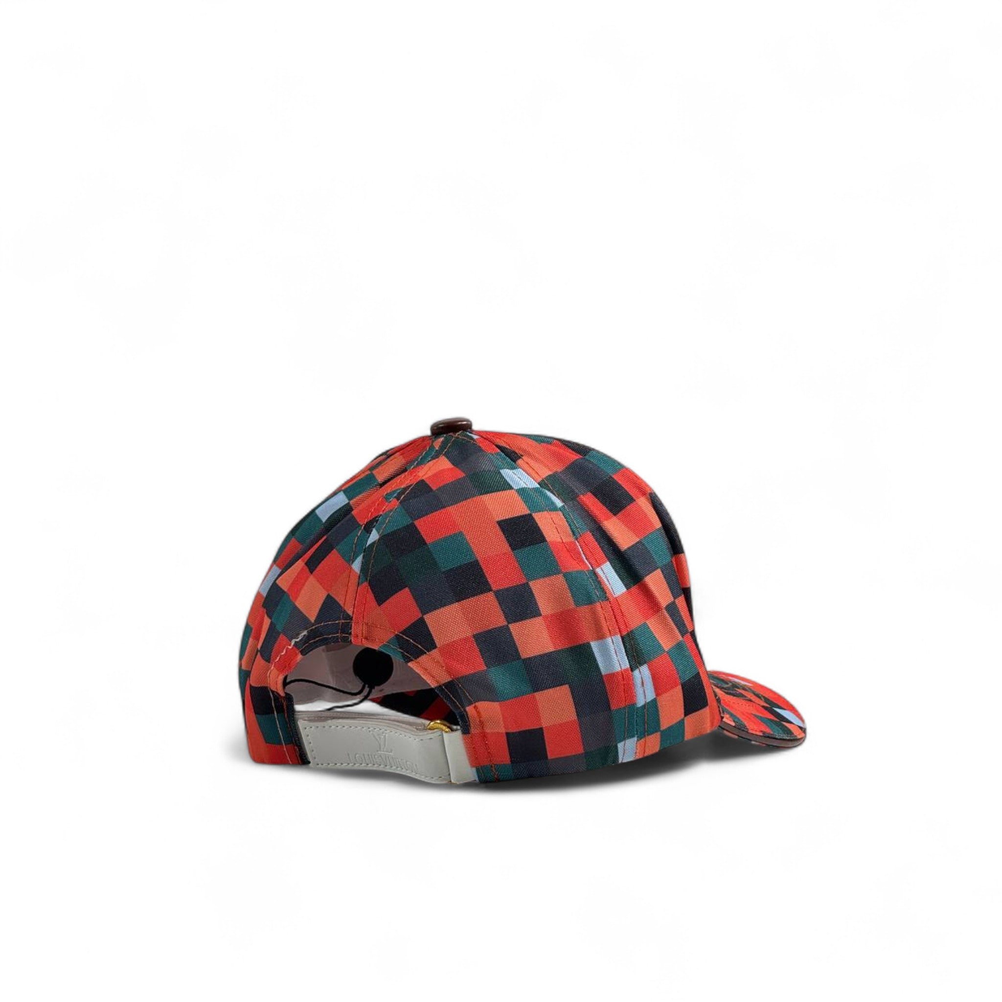 Louis Vuitton Lovers Checkered Cap – Bold Statement 🟥🟦🟧