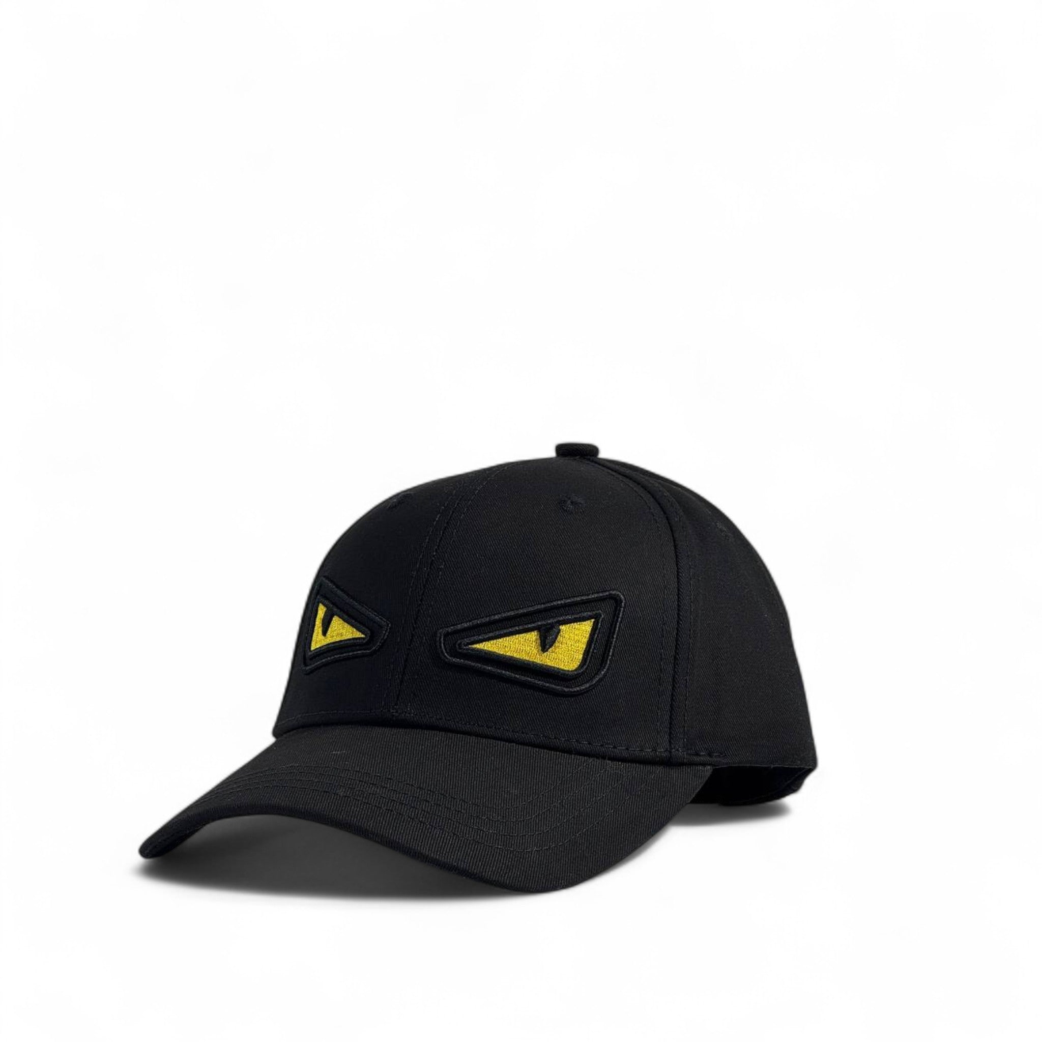Fendi Monster Eyes Black Cap – Bold Luxury Streetwear