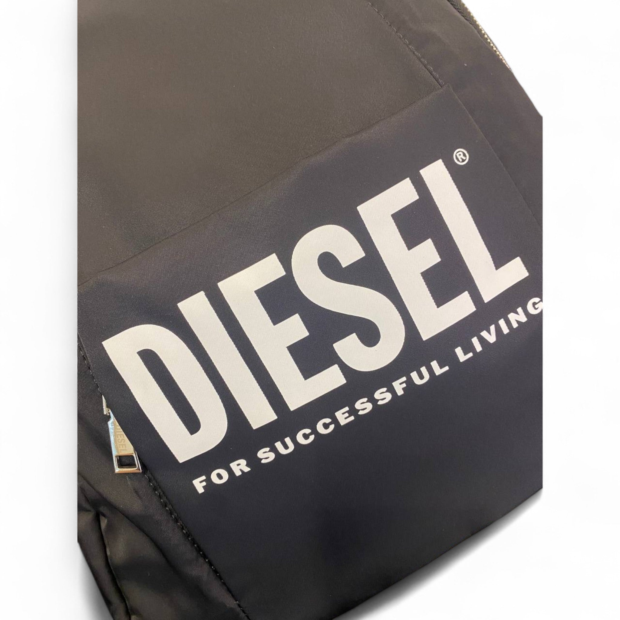 DIESEL Black Logo Backpack π β Bold Style for Everyday Adventures