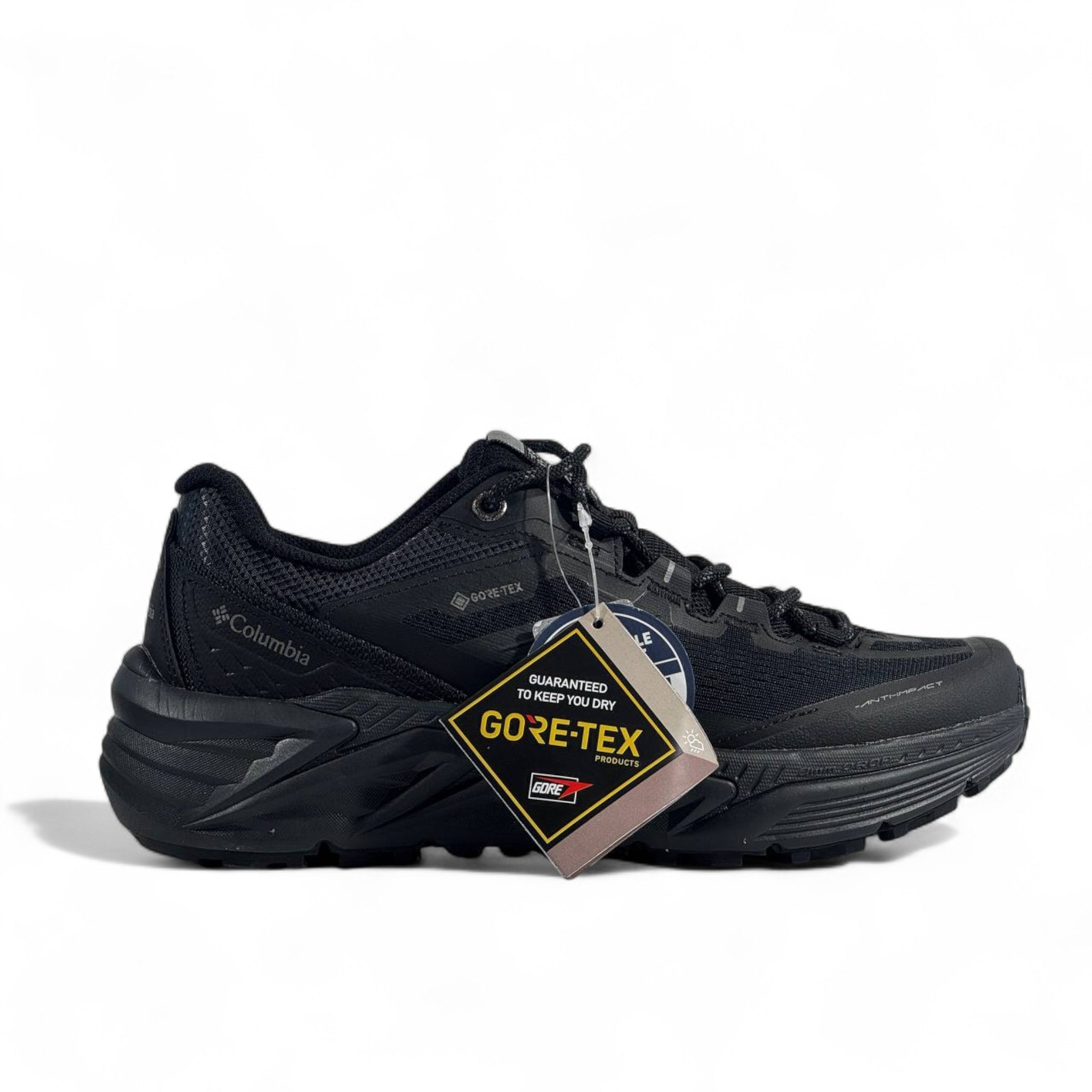 ⚡ Columbia Gore-Tex All Black Trail Shoes – Performance & Style | Piece&Co