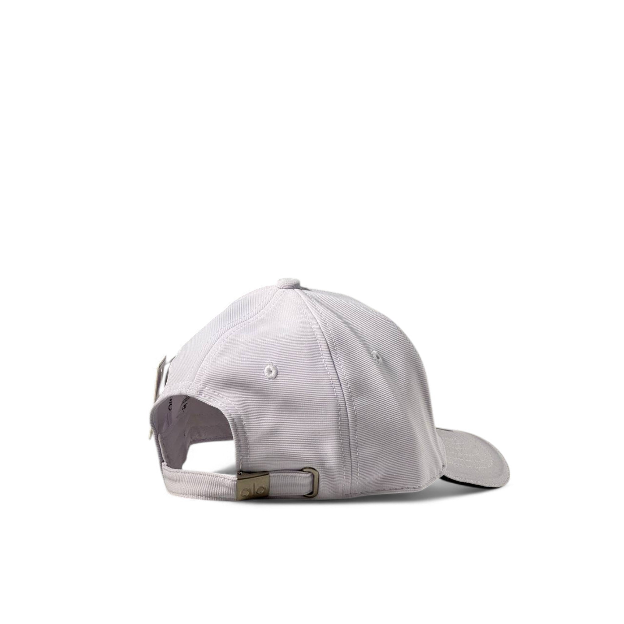 Alo Yoga White Performance Cap ⚪🖤 | Sporty White Hat with Black Embroidered Logo