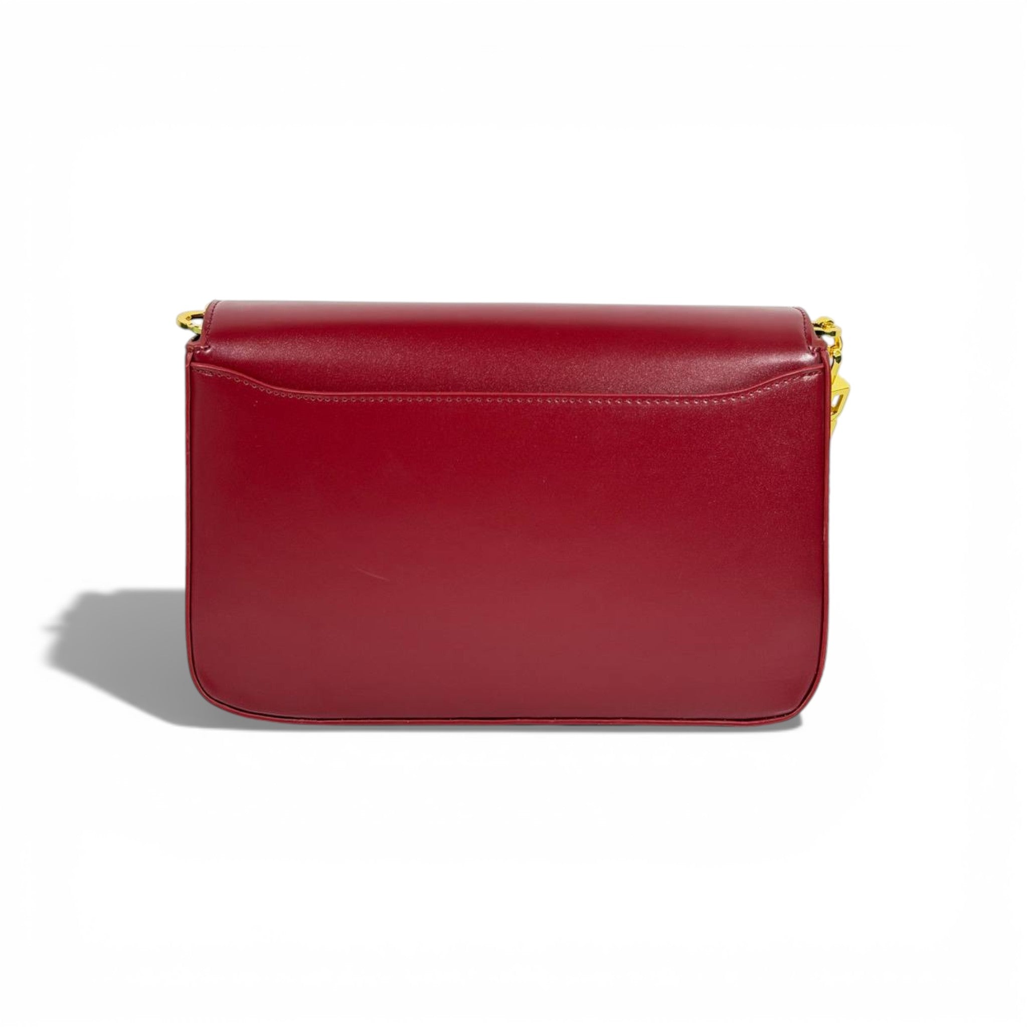 Givenchy Burgundy Leather Shoulder Bag | Gold Chain Luxury Handbag ❤️✨