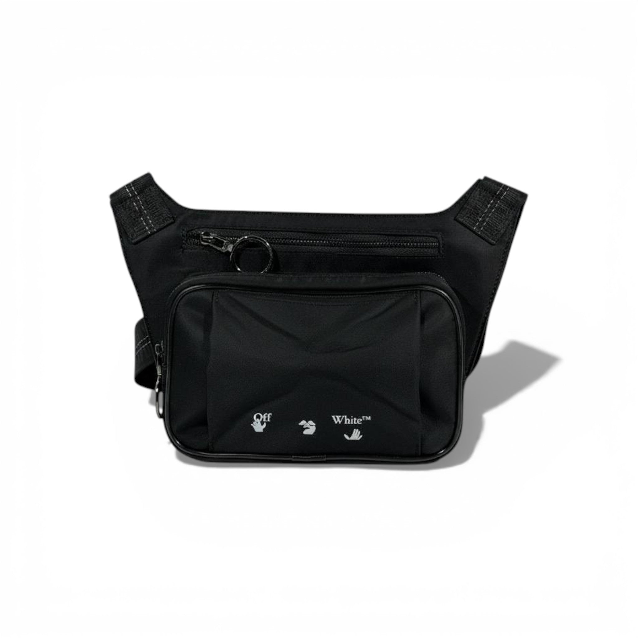 π€π₯ Off-White Utility Waist Bag β Iconic Black π₯π€