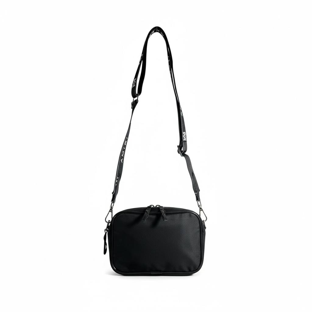AMIRI Black Crossbody Bag π€π₯ Luxury Streetwear Shoulder Bag β‘π£