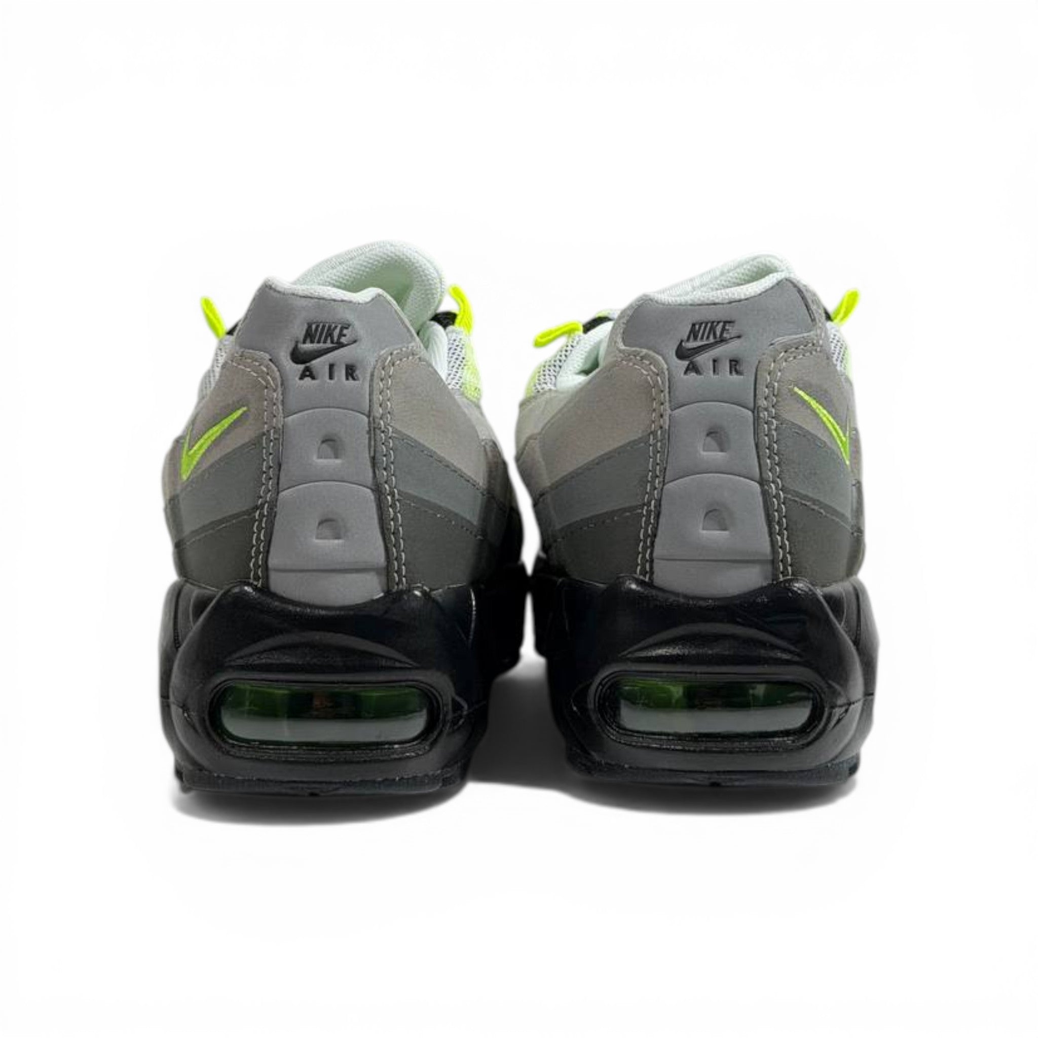 NIKE Air Max 95 Neon Grey Volt Sneakers ⚡👟 | Street Icon Comfort & Bold Style