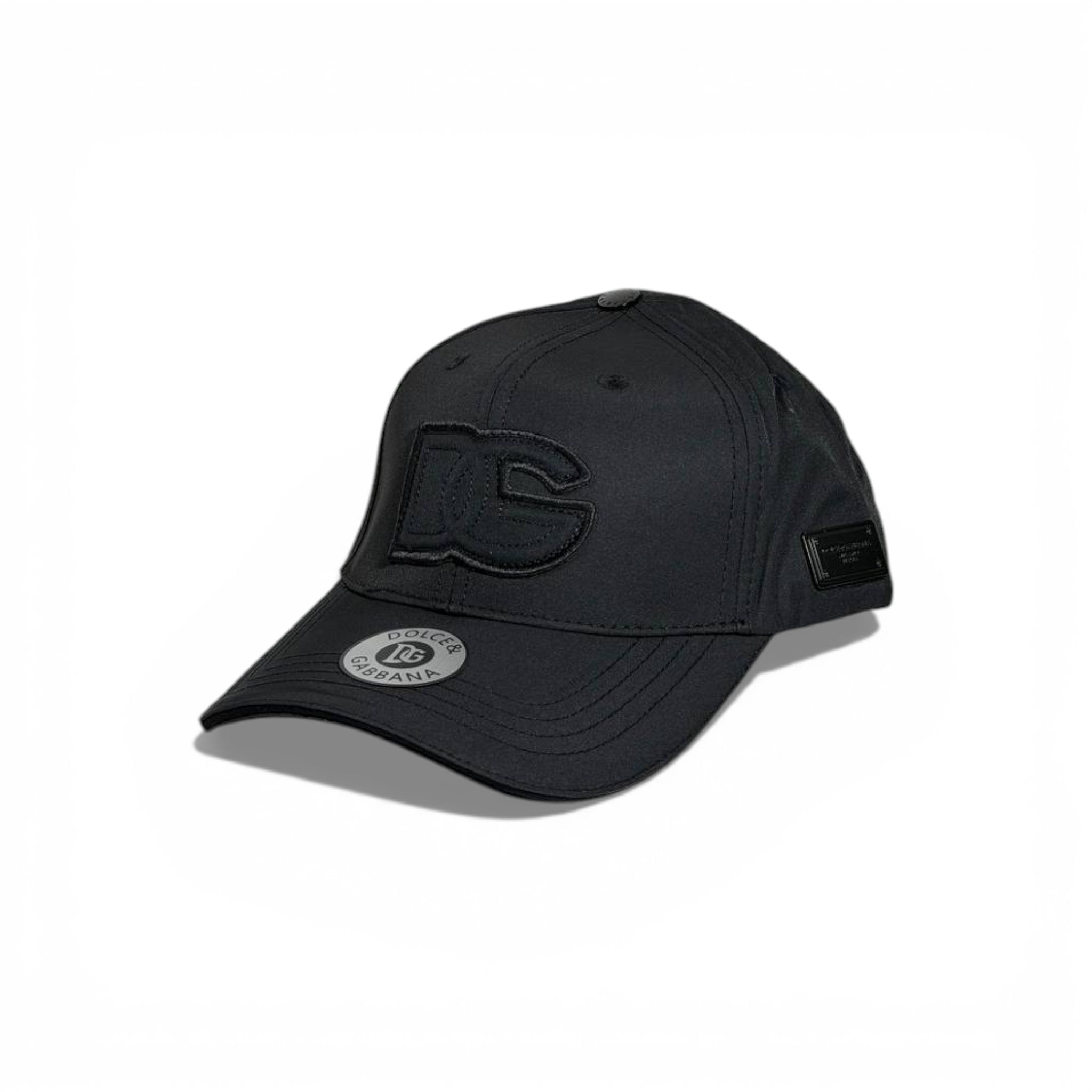 🖤🔥 Dolce & Gabbana Black DG Embossed Cap – Ultimate Luxury Street Style 🔥🖤