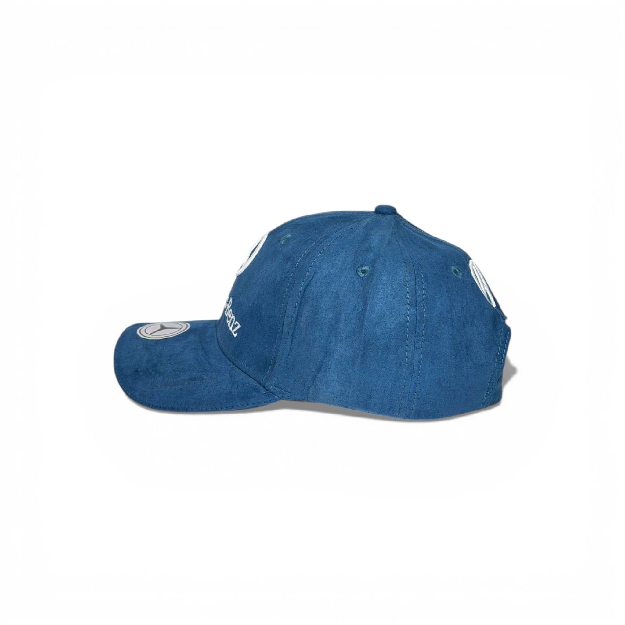 🧢 Mercedes-Benz Signature Blue Suede Baseball Cap 🚘💙