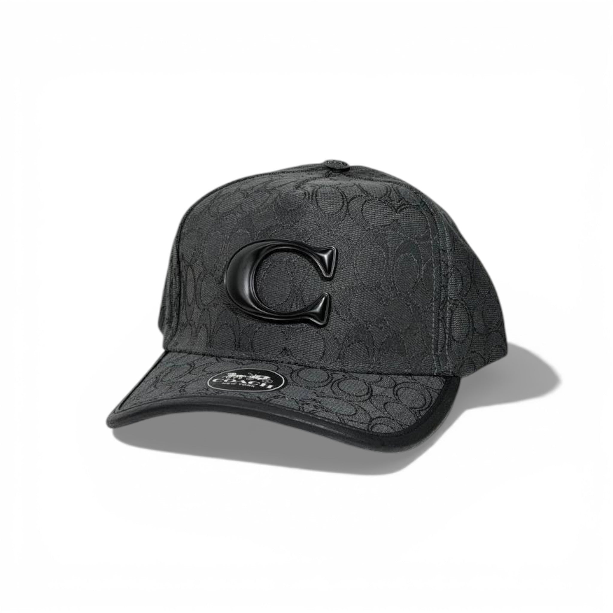 π€ Coach Black Signature Cap with Iconic C Logo π§’β¨