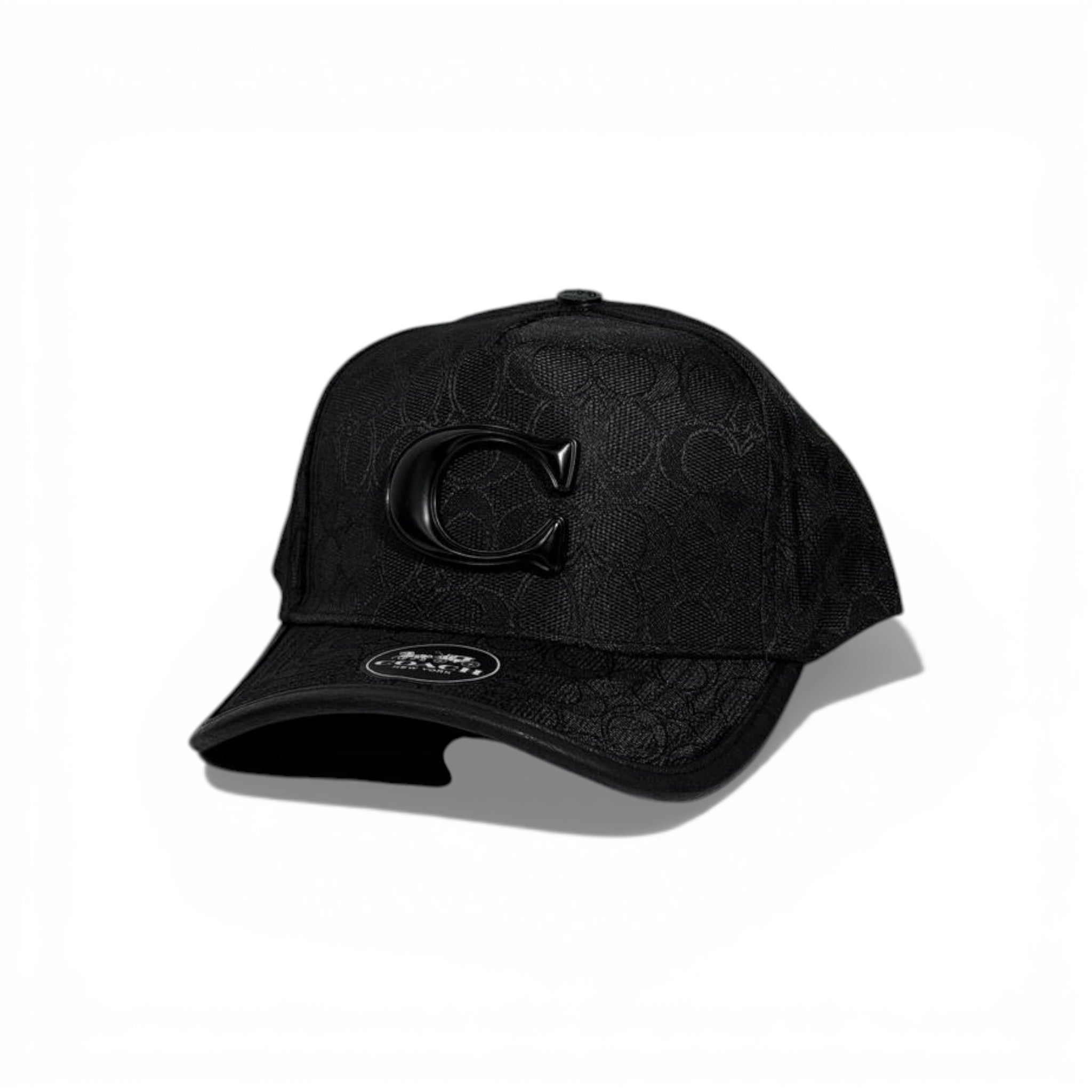 π€ Coach Black Signature Cap with Iconic C Logo π§’β¨
