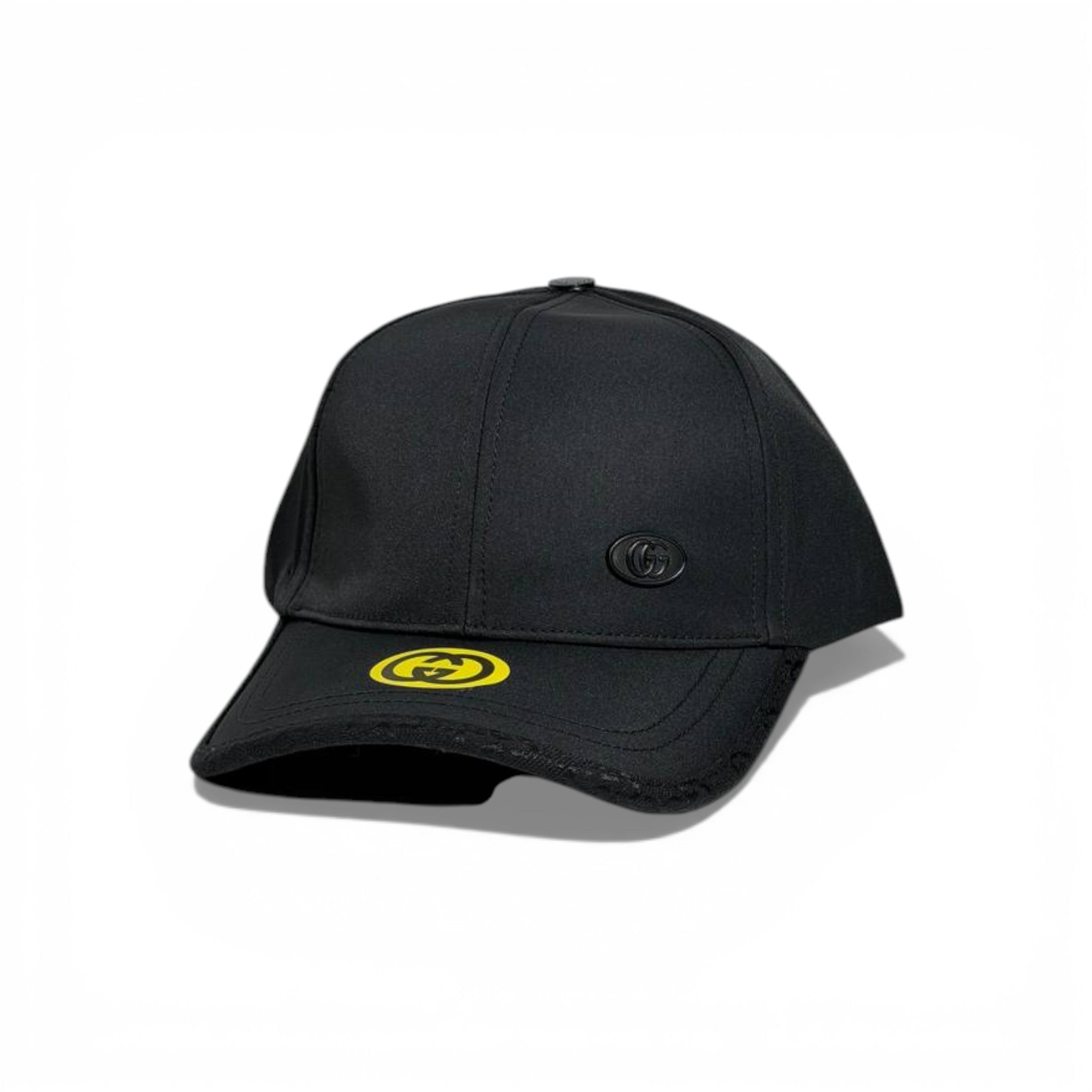 π€ Gucci Black Cap with Iconic GG Detail π§’β¨