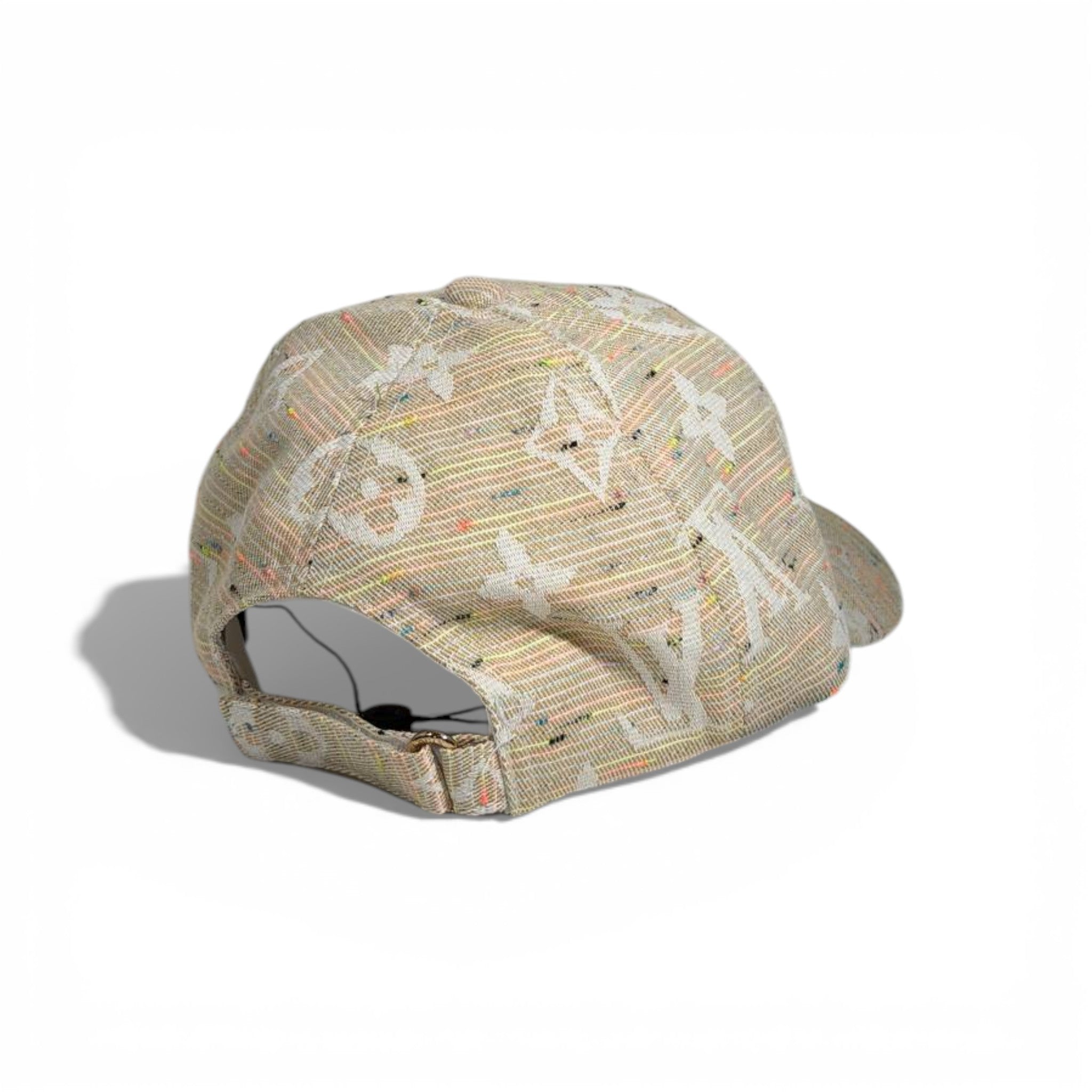 π€ Louis Vuitton Beige Monogram Cap with Paint Splash Effect π¨π§’